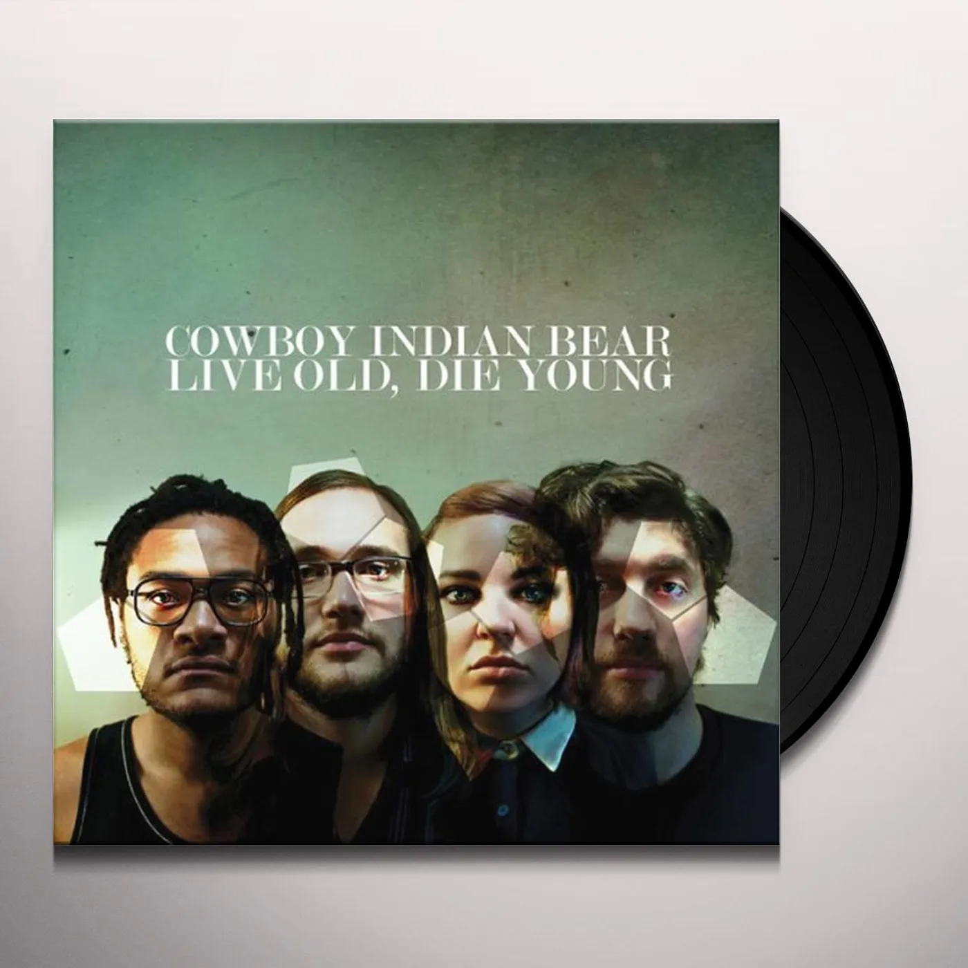 Cowboy Indian Bear LIVE OLD DIE YOUNG Vinyl Record