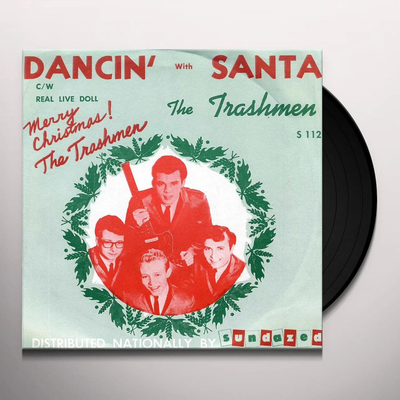 The Trashmen DANCIN WITH SANTA Vinyl Record
