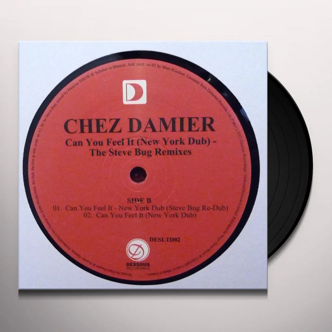 Chez Damier CAN YOU FEEL IT (NEW YORK DUB) / STEVE BUG REMIXES Vinyl Record