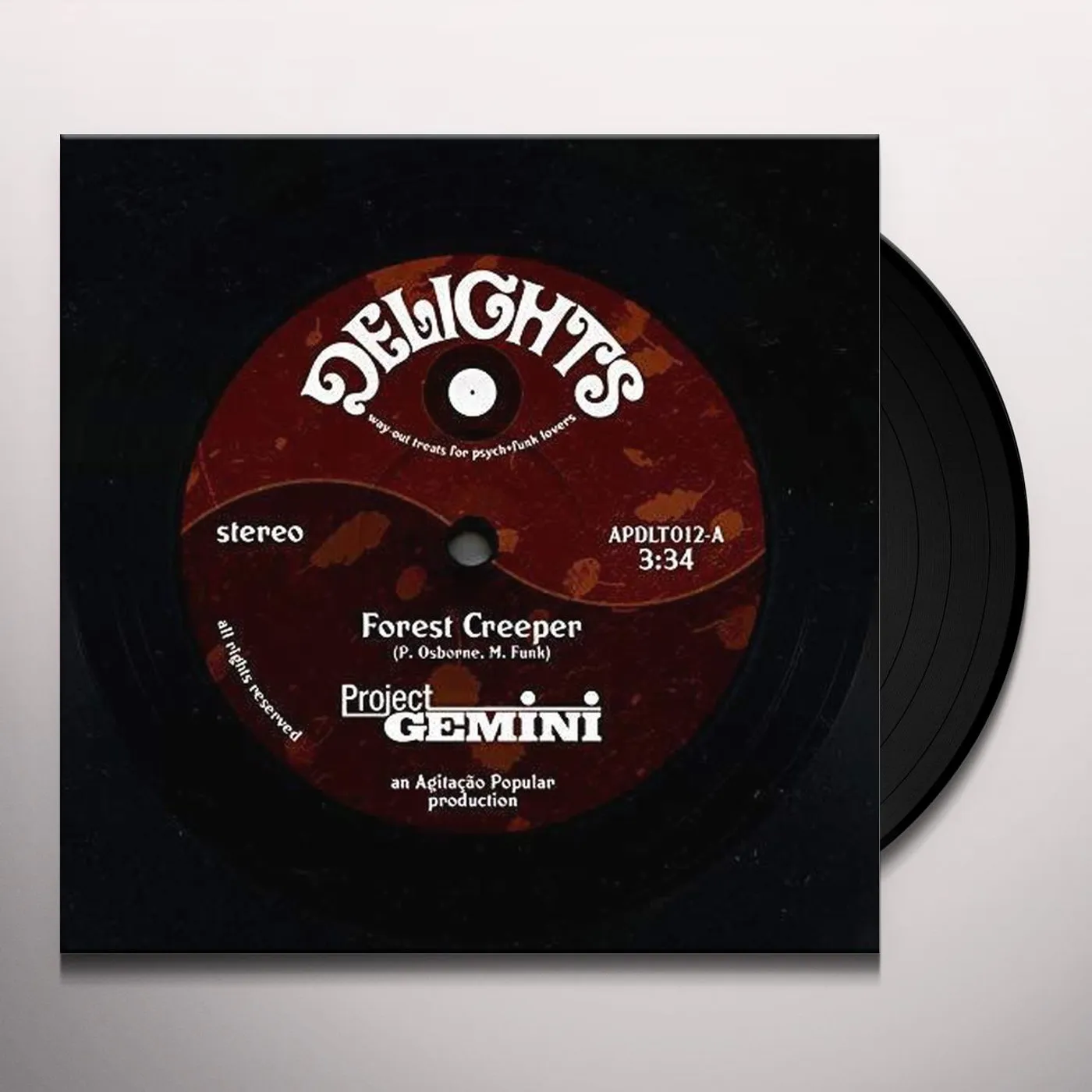 Project Gemini Forest Creeper / Monsters at Gardens End Vinyl Record