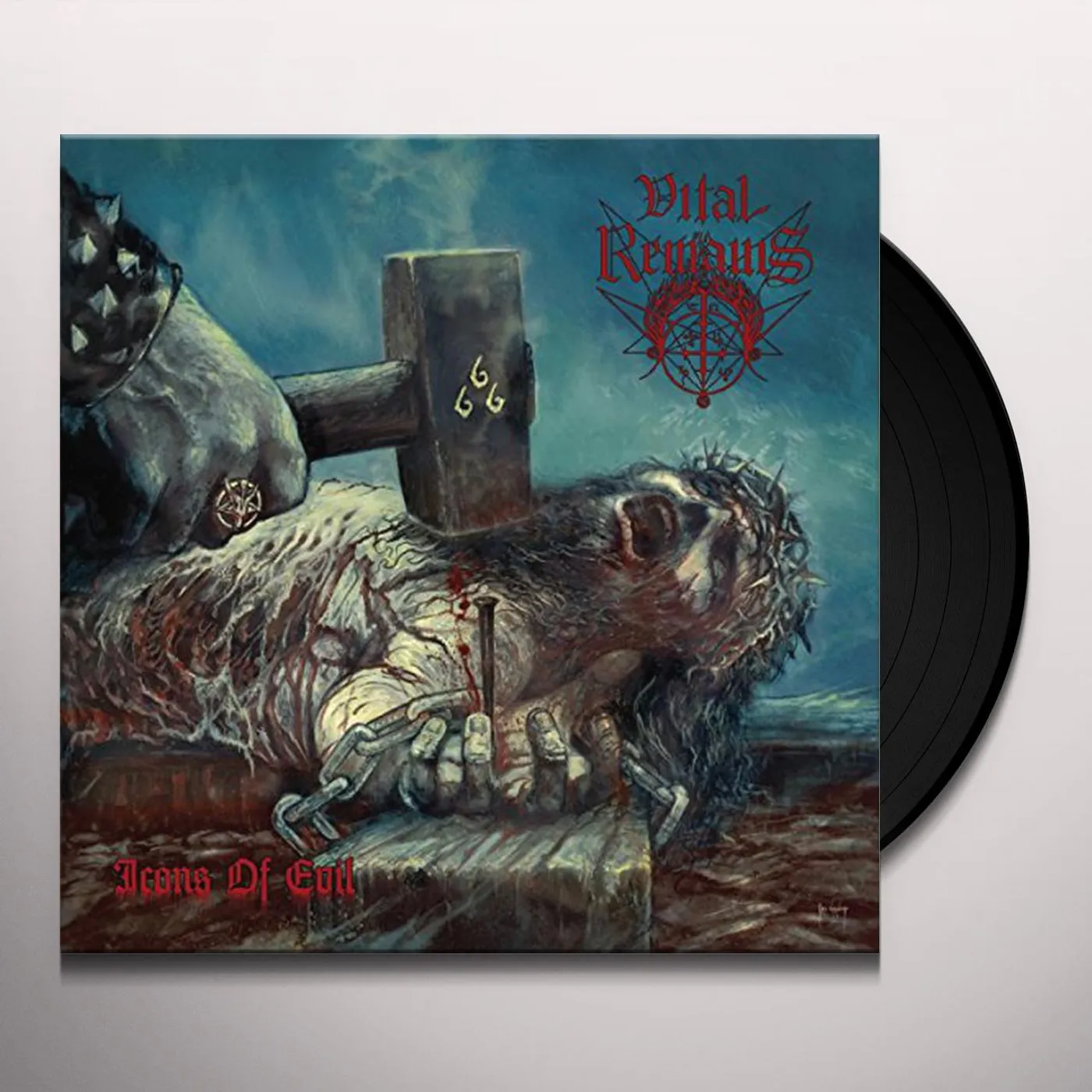 Vital Remains ICONS OF EVIL Vinyl Record
