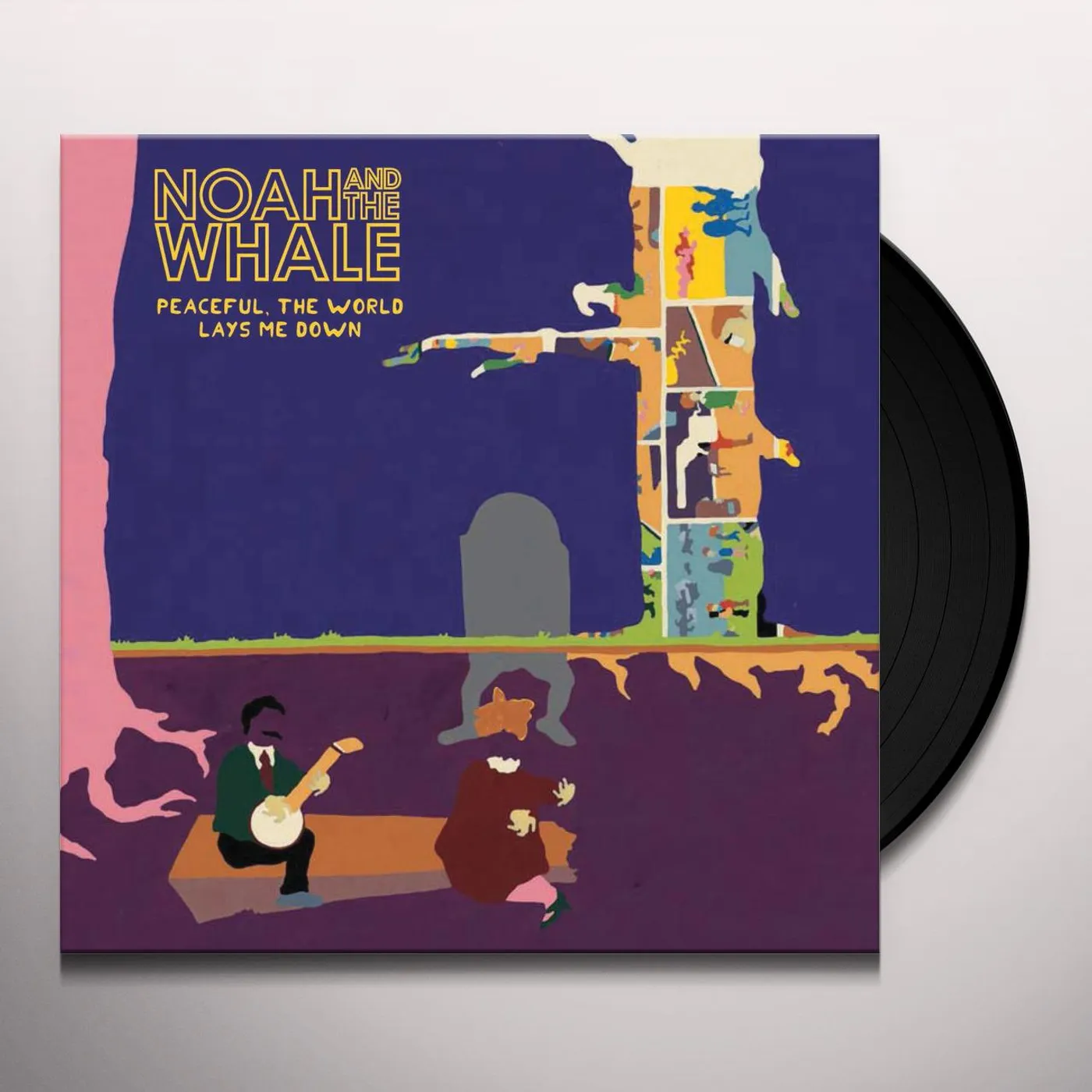 Noah And The Whale PEACEFUL THE WORLD LAYS ME DOWN Vinyl Record