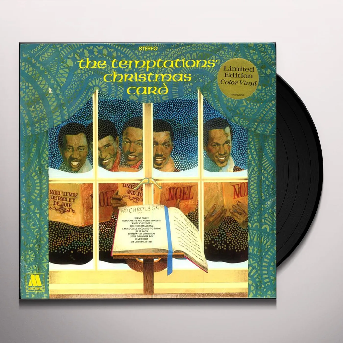 The Temptations CHRISTMAS CARD Vinyl Record