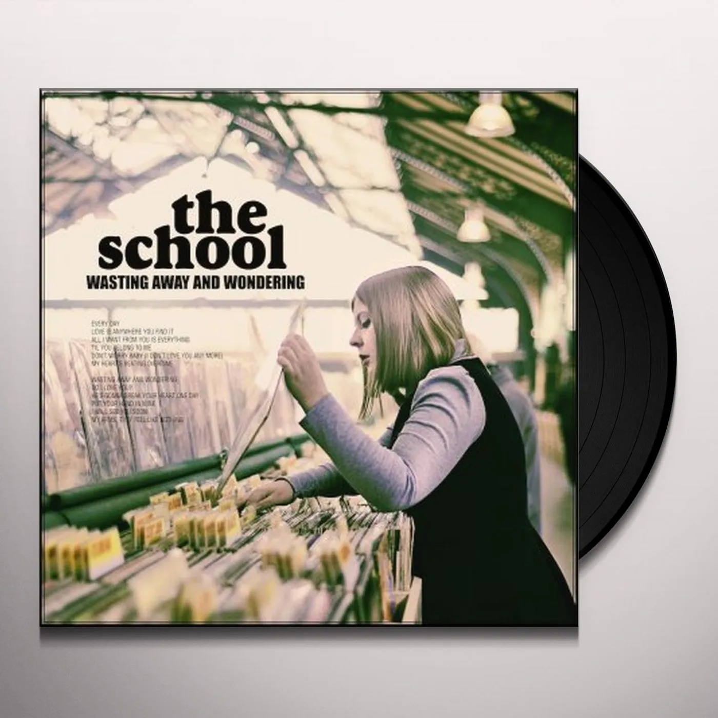 The School WASTING AWAY & WONDERING Vinyl Record - Black Vinyl, Limited Edition, Digital Download Included