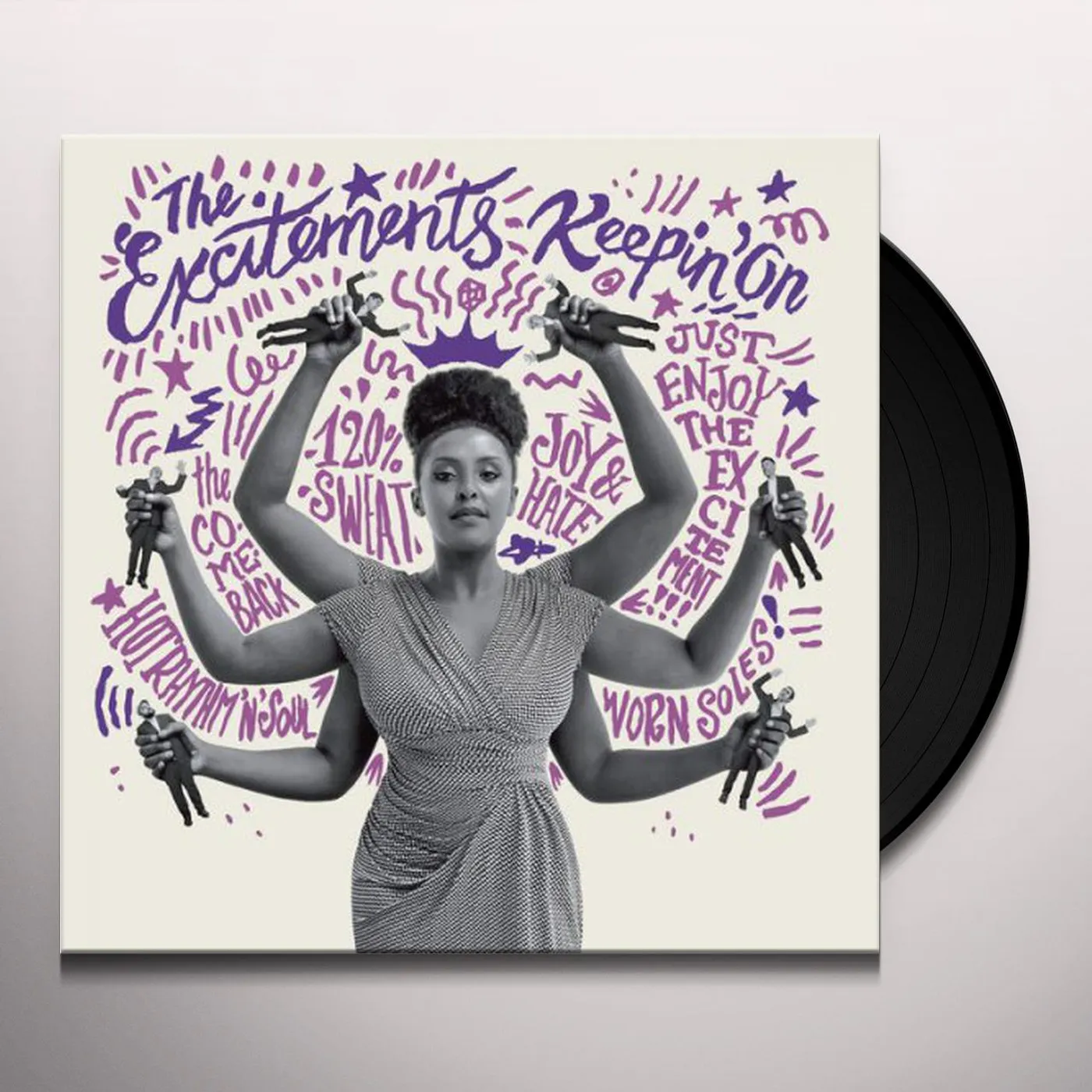 The Excitements KEEPIN ON Vinyl Record