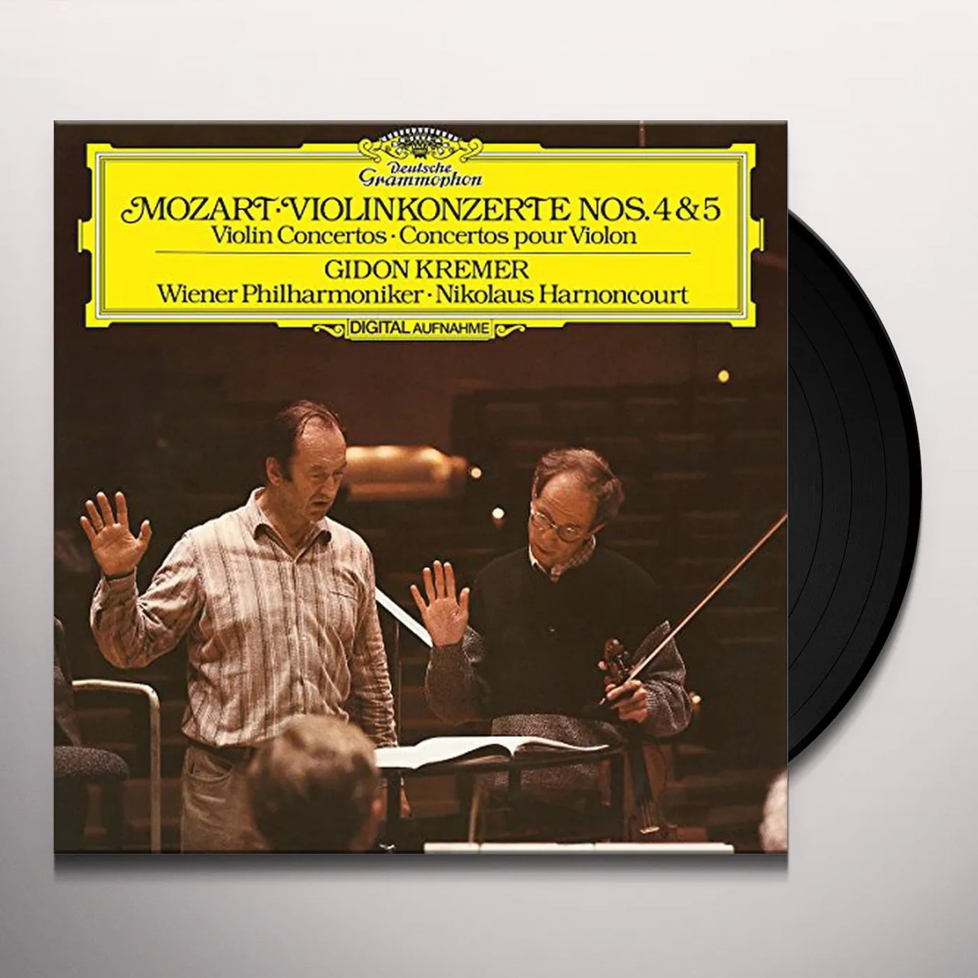 Gidon Kremer Mozart: Violin Concertos No. 4 & 5 Vinyl Record
