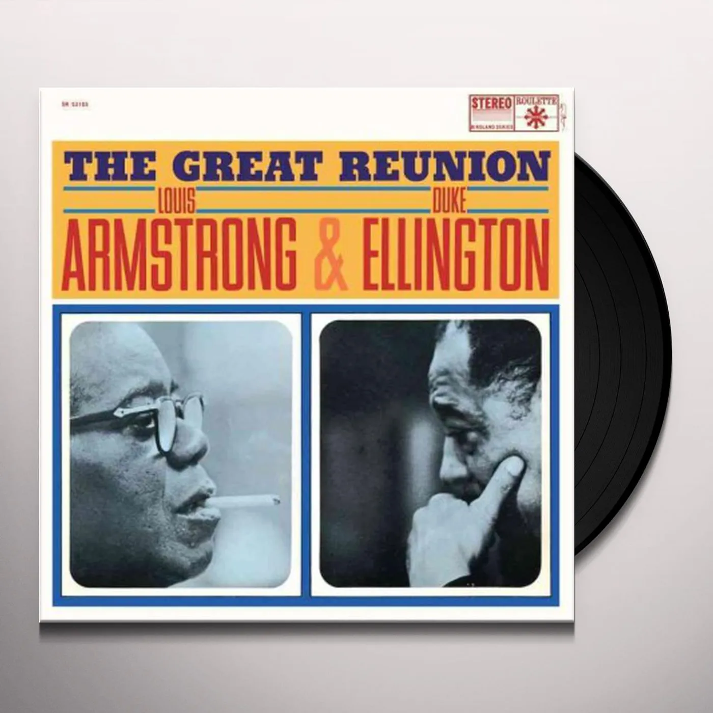 Louis Armstrong & Duke Ellingt Great Reunion Vinyl Record