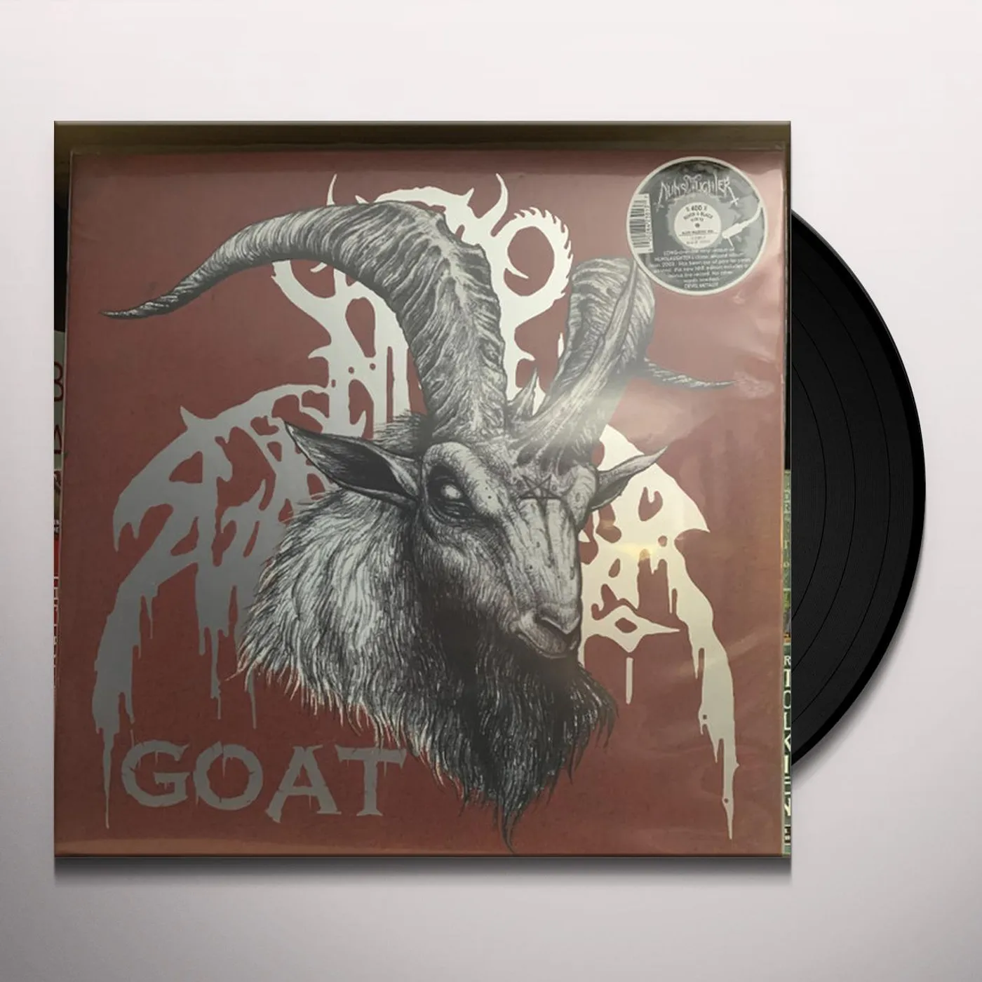 Nunslaughter GOAT (RED/SILVER) (2LP) Vinyl Record