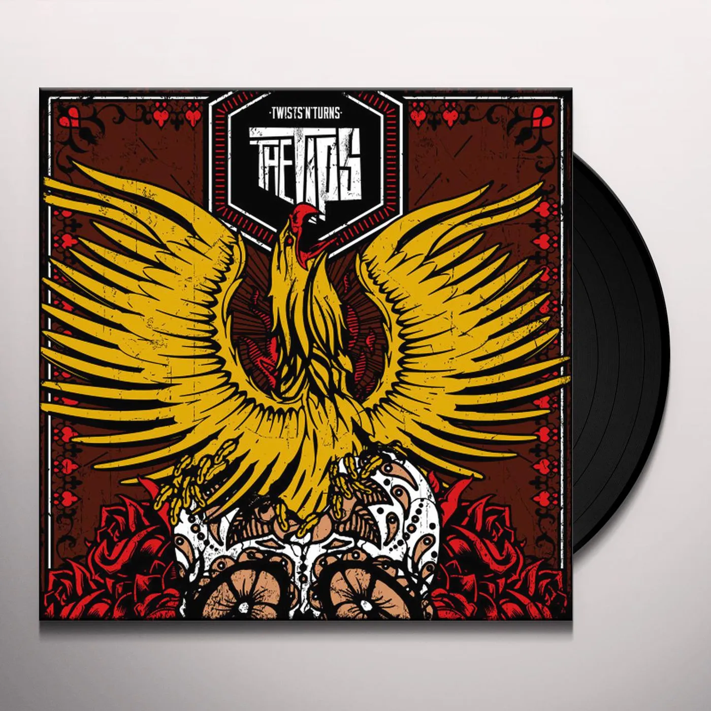 The Tips TWISTS'N'TURNS (DL CARD/POSTCARDS) Vinyl Record