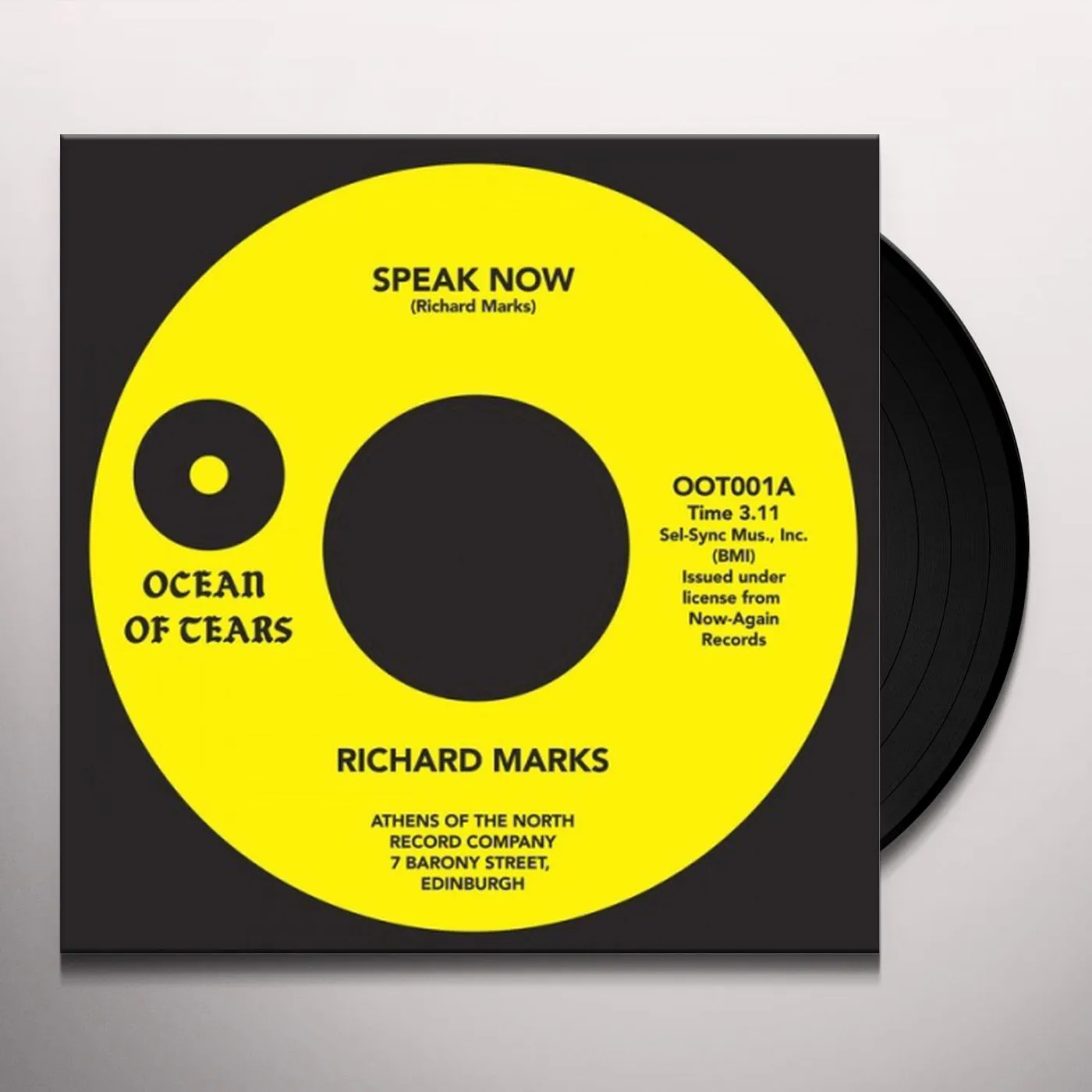 Richard Marks SPEAK NOW Vinyl Record