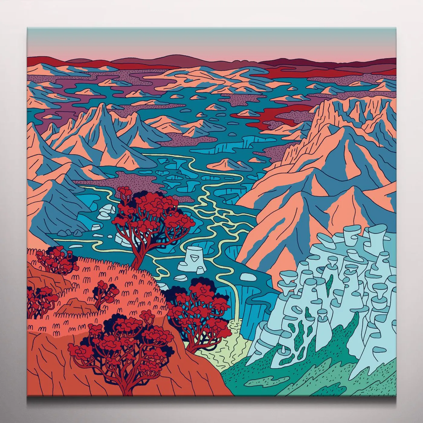 Triptides VISITORS - Limited Edition Colored Vinyl Record