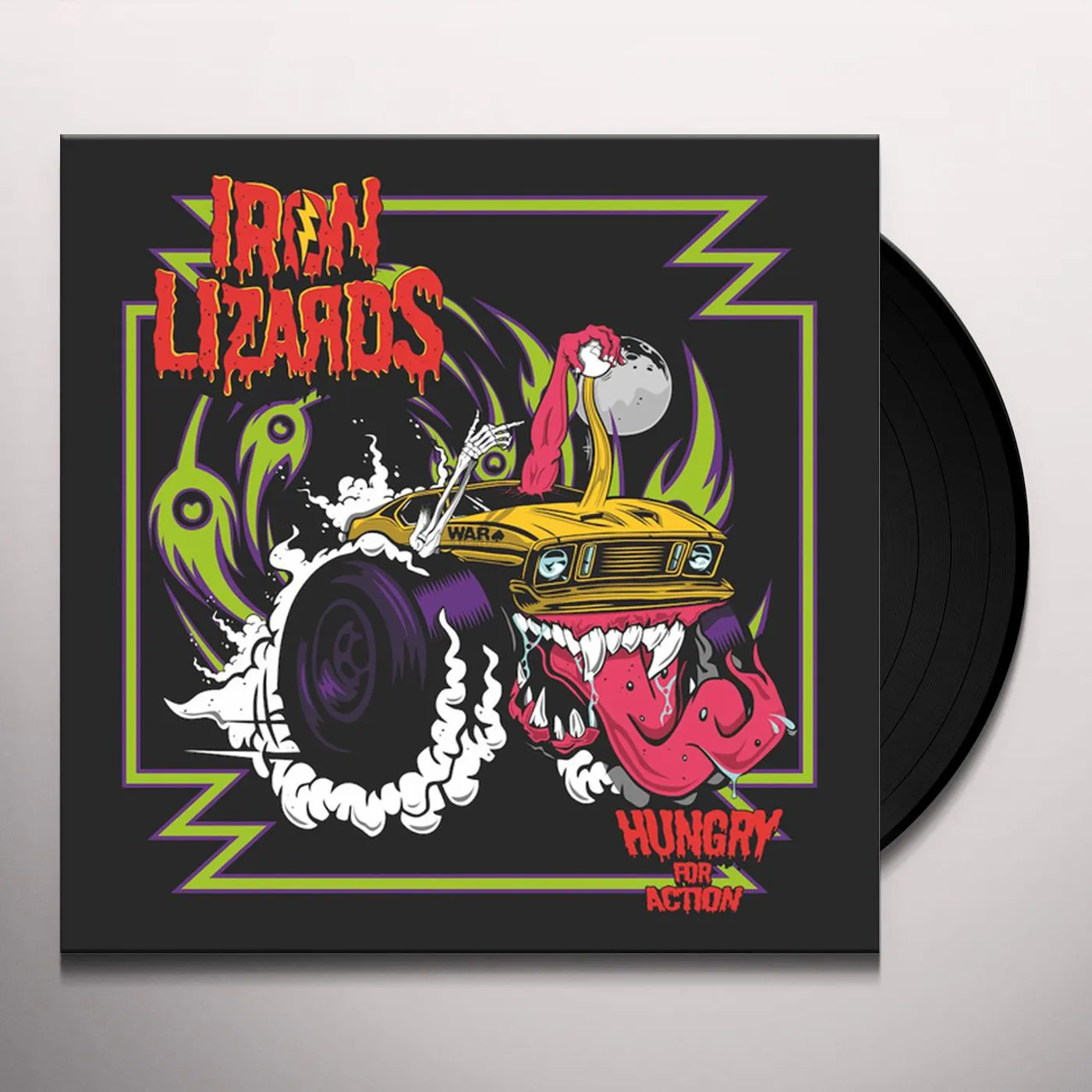 Iron Lizards Hungry for Action Vinyl Record