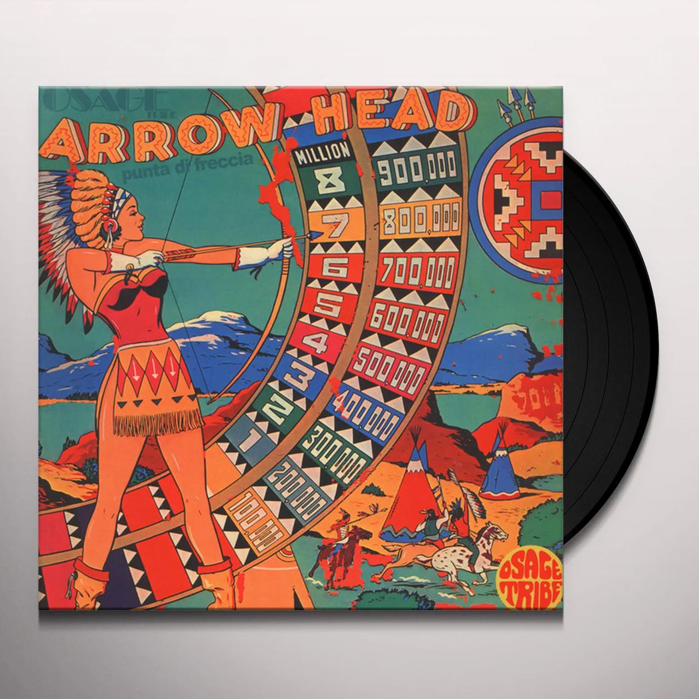 Osage Tribe Arrow Head Vinyl Record