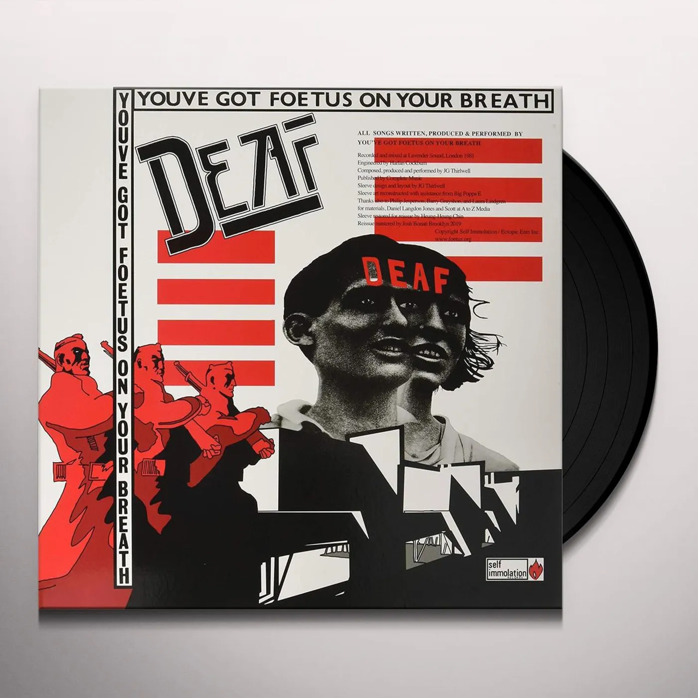 Foetus Deaf Vinyl Record