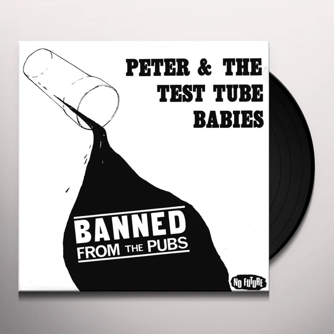 Peter and the Test Tube Babies BANNED FROM THE PUBS / MOPED LADS Vinyl Record
