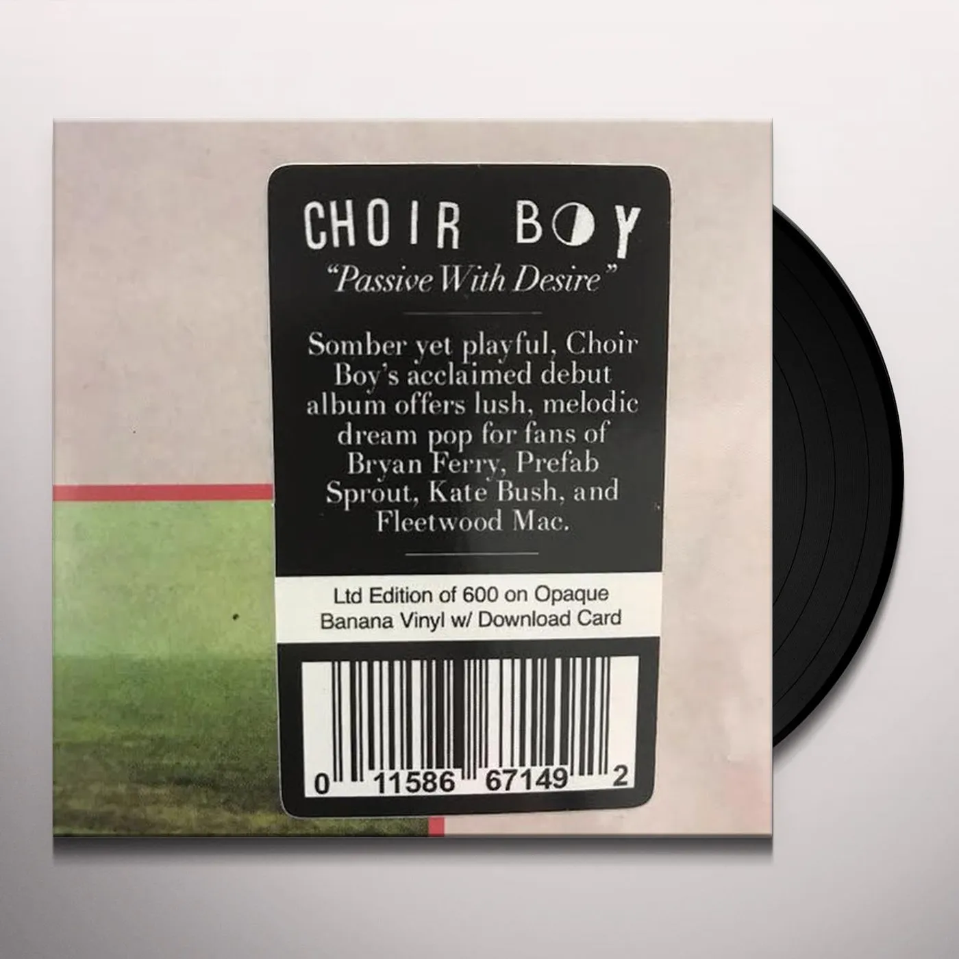 Choir Boy Passive with Desire Vinyl Record