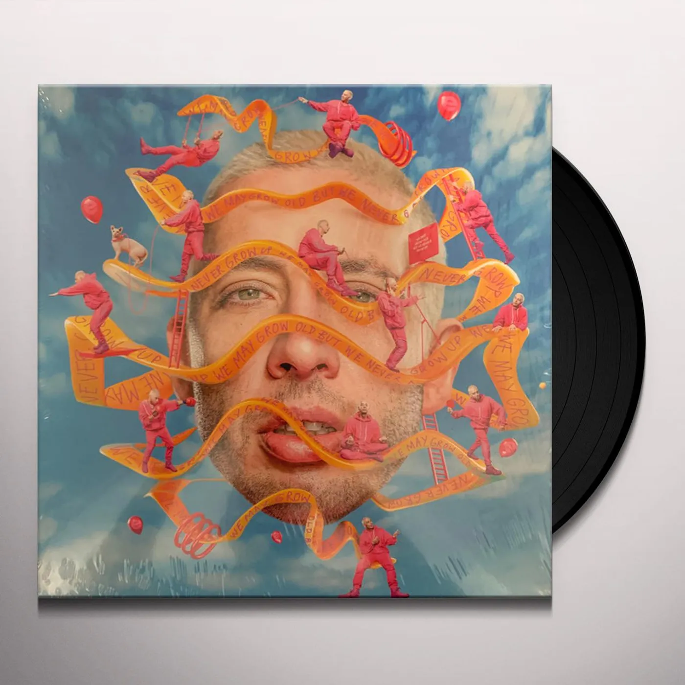 Example WE MAY GROW OLD BUT WE NEVER GROW UP Vinyl Record