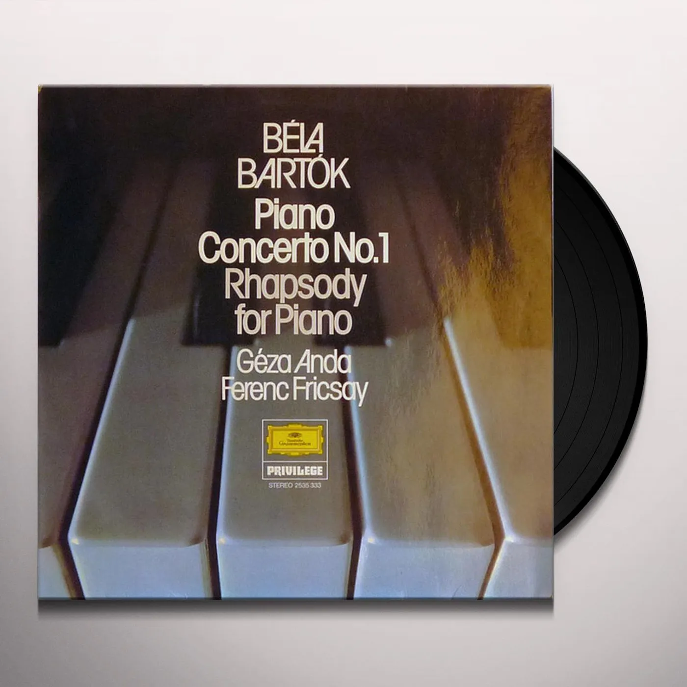 Geza Anda BARTOK: PIANO CONCERTO NO. 1 Vinyl Record - 180 Gram Pressing