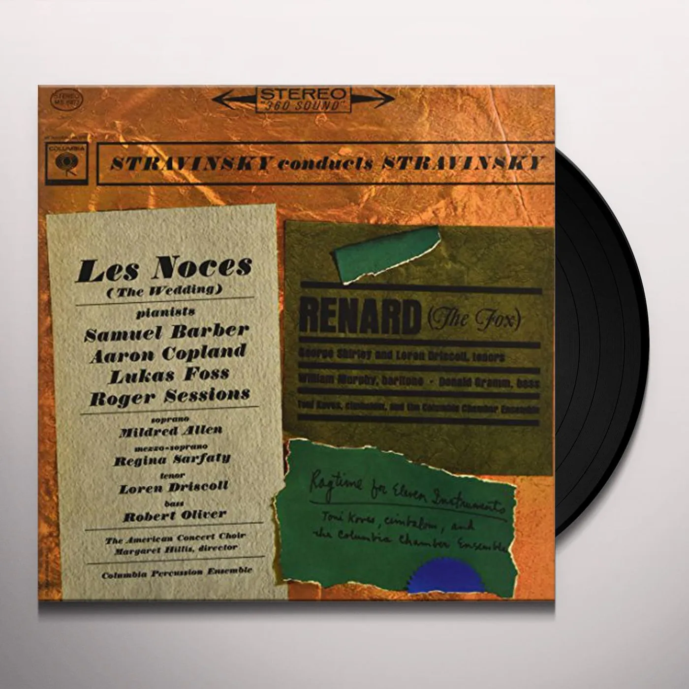 Igor Stravinsky LES NOCES Vinyl Record