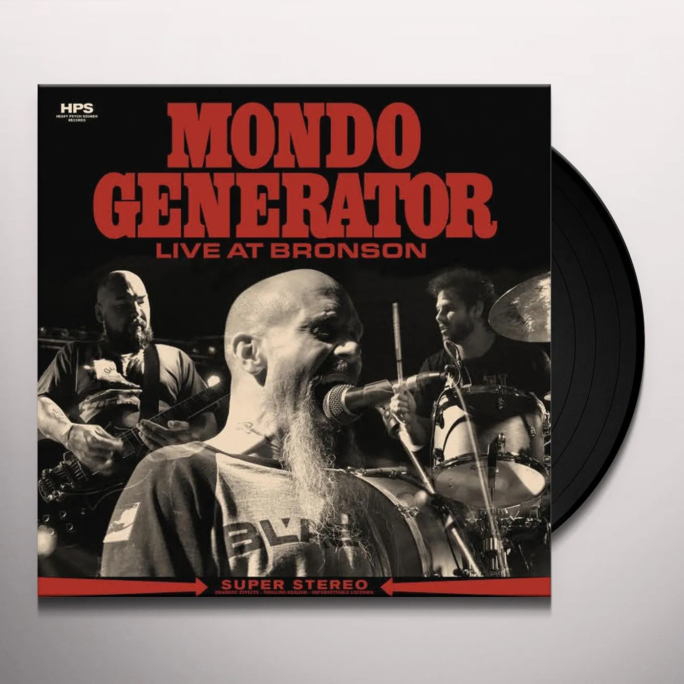 Mondo Generator LIVE AT BRONSON (WHITE/RED/BLACK VINYL) Vinyl Record