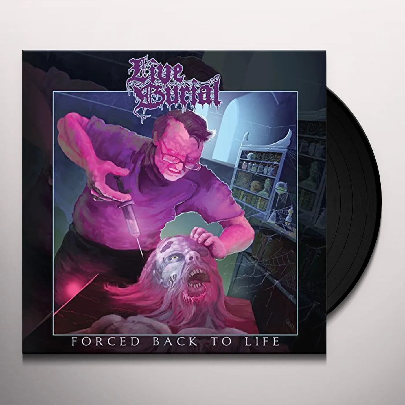 Live Burial Forced Back to Life Vinyl Record