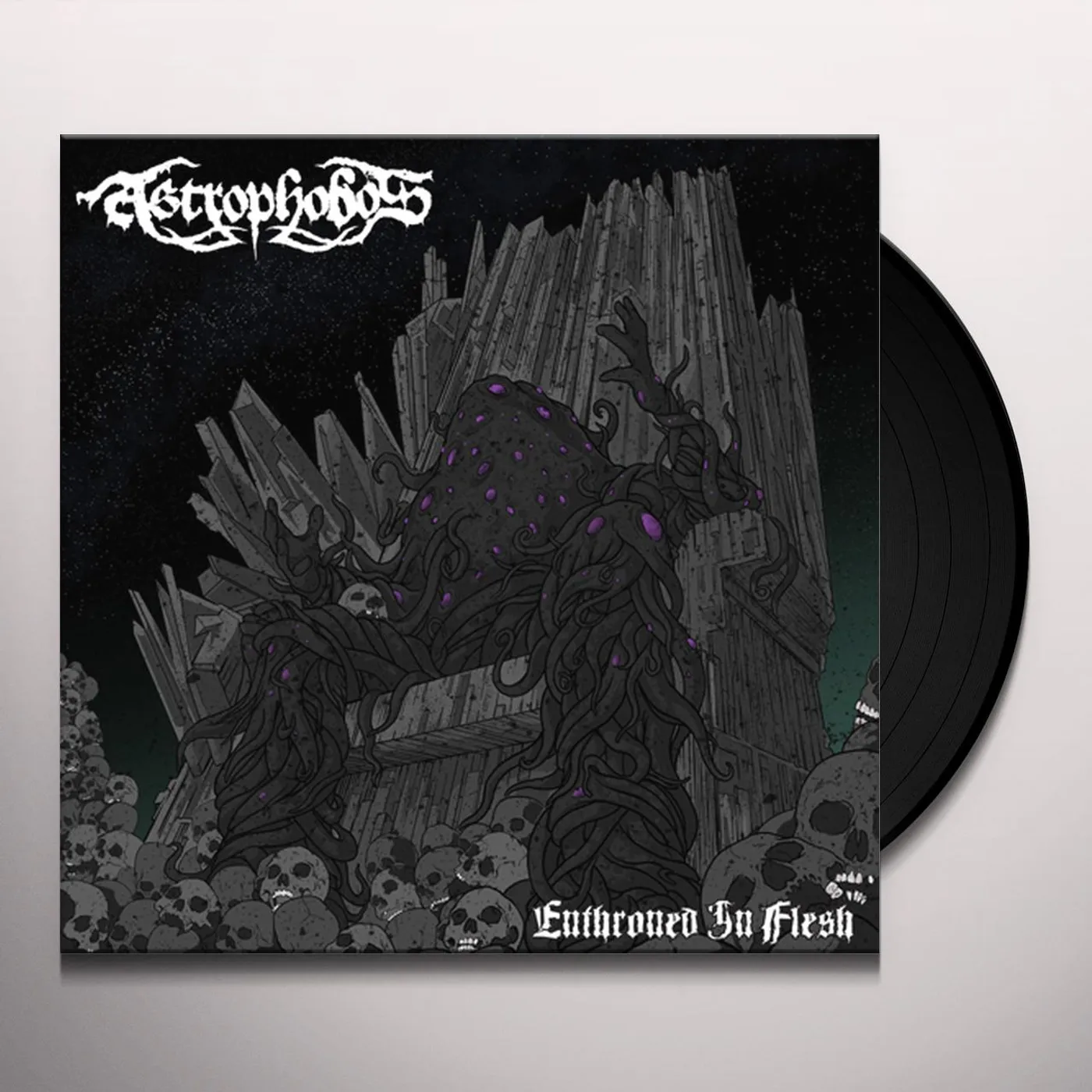 Astrophobos Enthroned in Flesh Vinyl Record