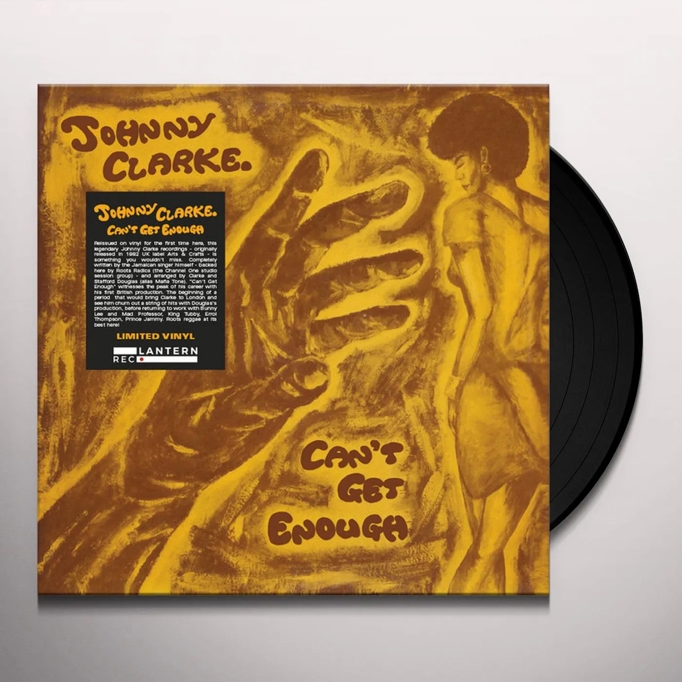 Johnny Clarke CAN'T GET ENOUGH Vinyl Record