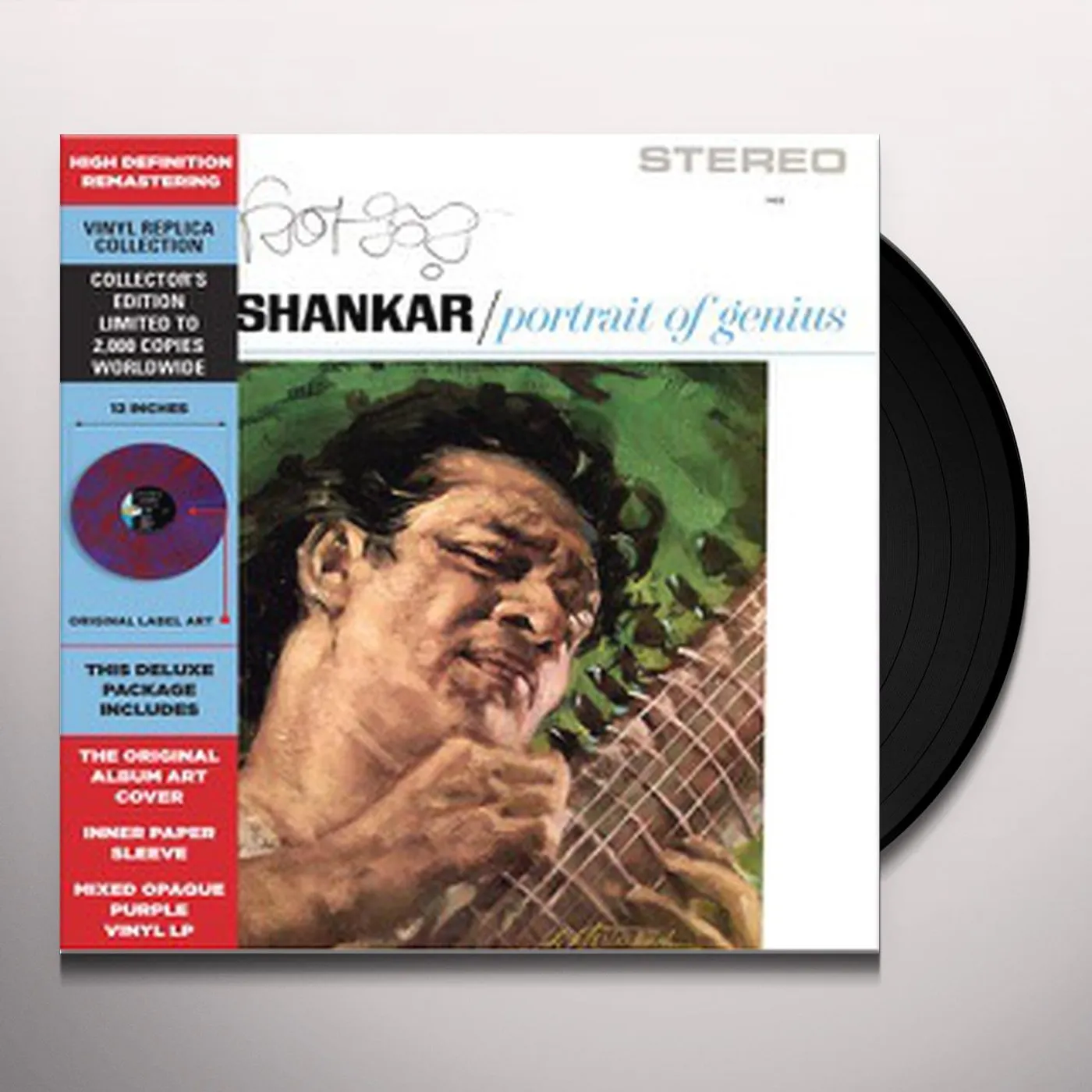 Ravi Shankar Portrait Of Genius Vinyl Record