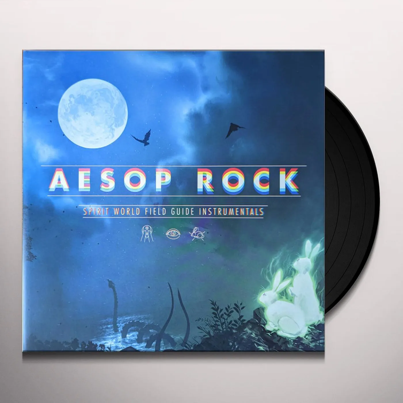 Aesop Rock SPIRIT WORLD FIELD GUIDE (INSTRUMENTAL VERSION) (PORTAL GREEN & BLUE VINYL/2LP) Vinyl Record