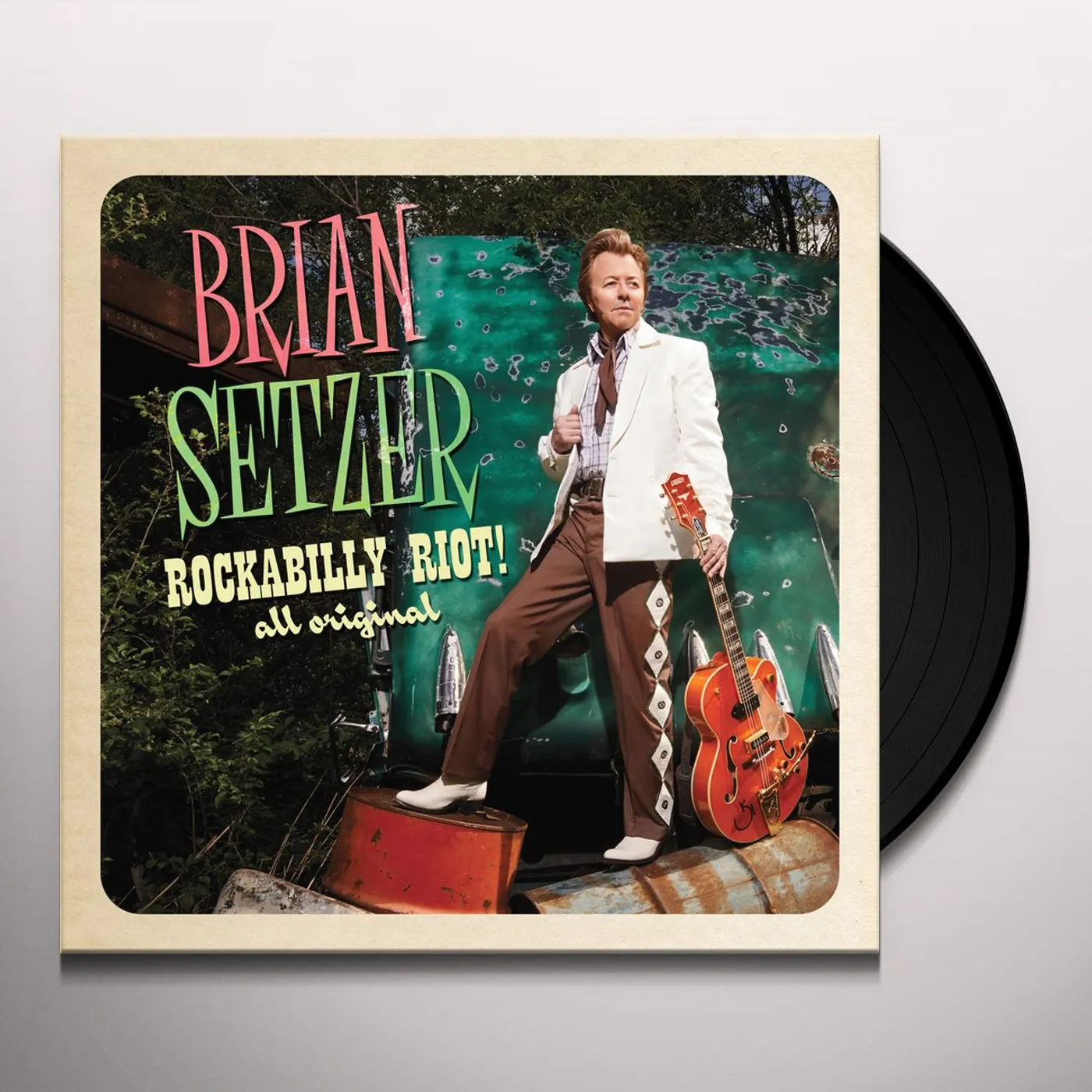 Brian Setzer ROCKABILLY RIOT ALL ORIGINAL Vinyl Record - Digital Download Included