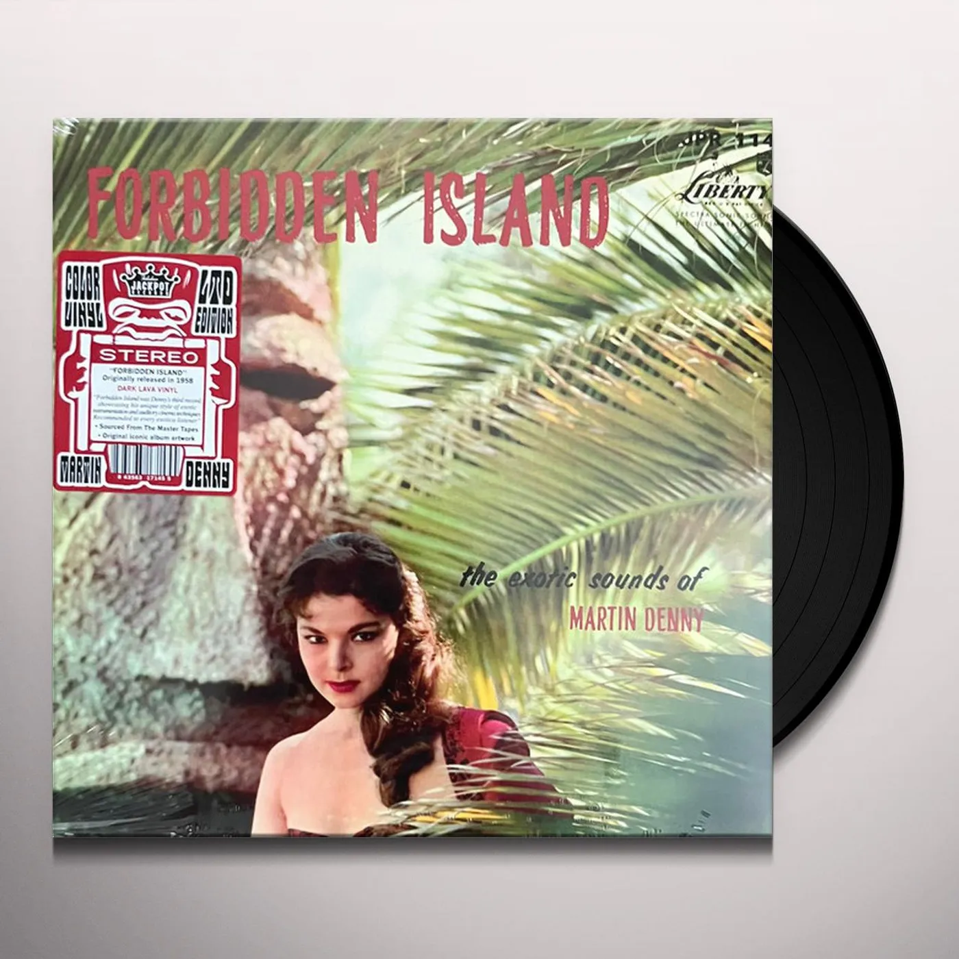 Martin Denny FORBIDDEN ISLAND (DARK LAVA VINYL) Vinyl Record
