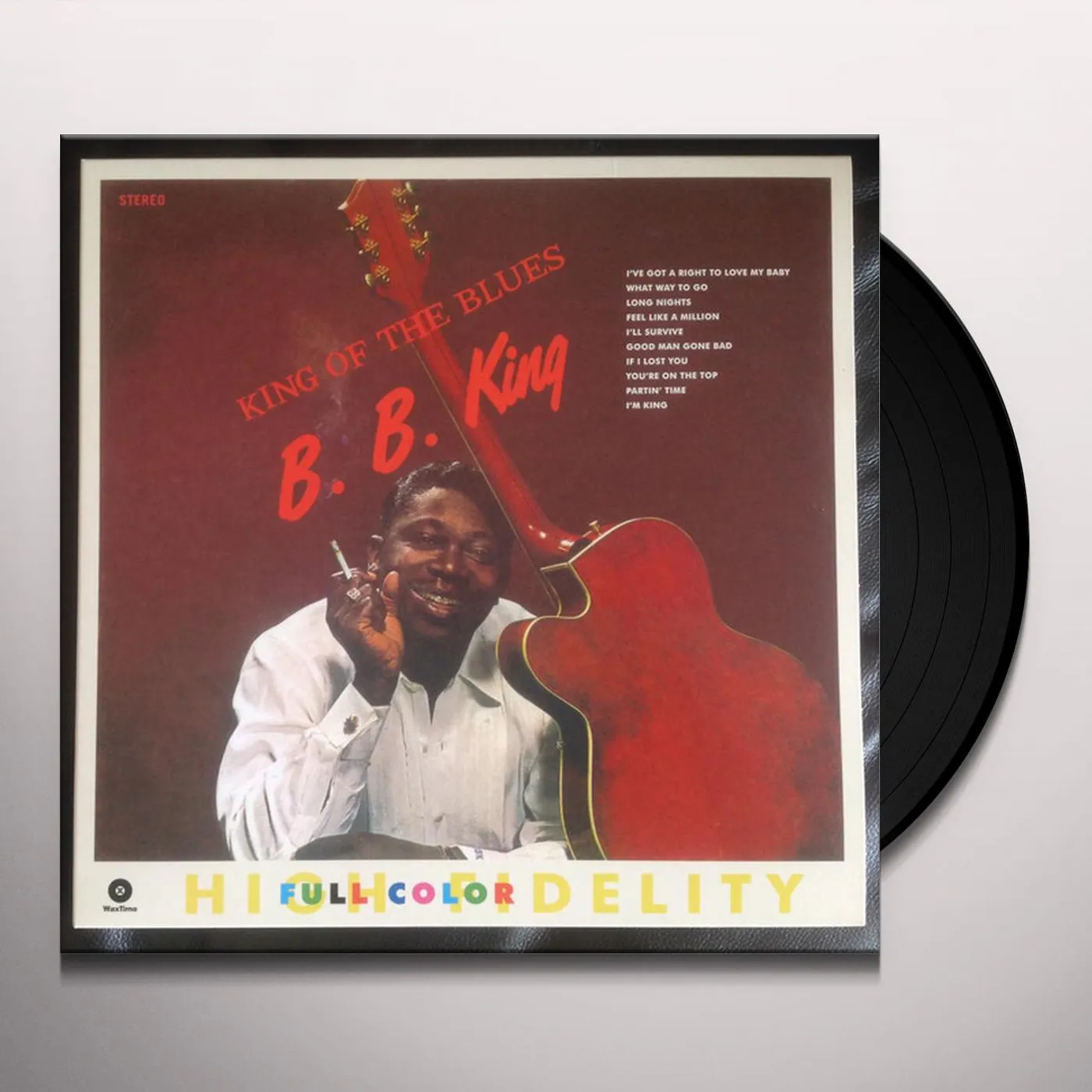 B.B. King KING OF THE BLUES Vinyl Record - Spain Release