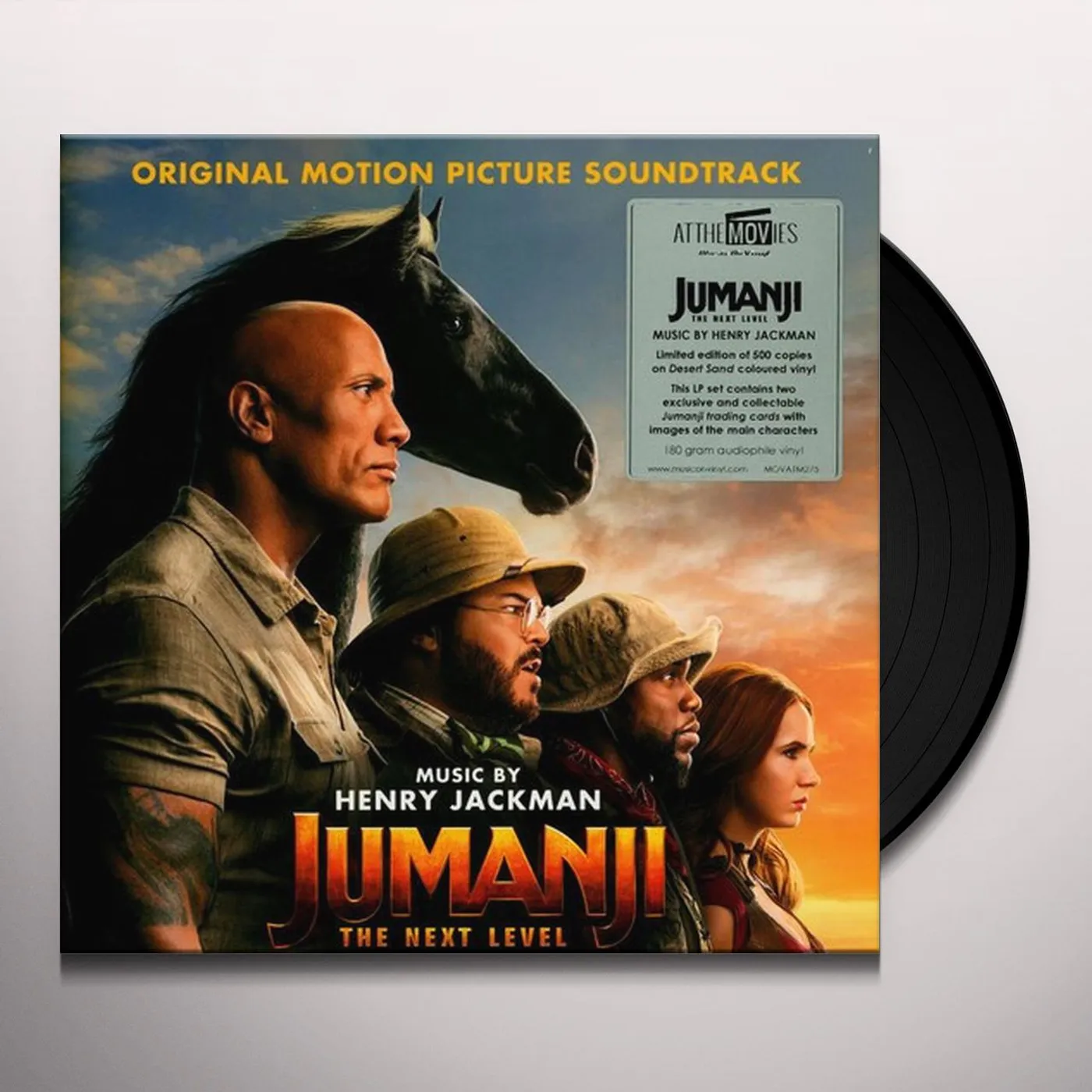 Henry Jackman JUMANJI: THE NEXT LEVEL Original Soundtrack (2LP/180G/DESERT SAND COLOR VINYL) Vinyl Record