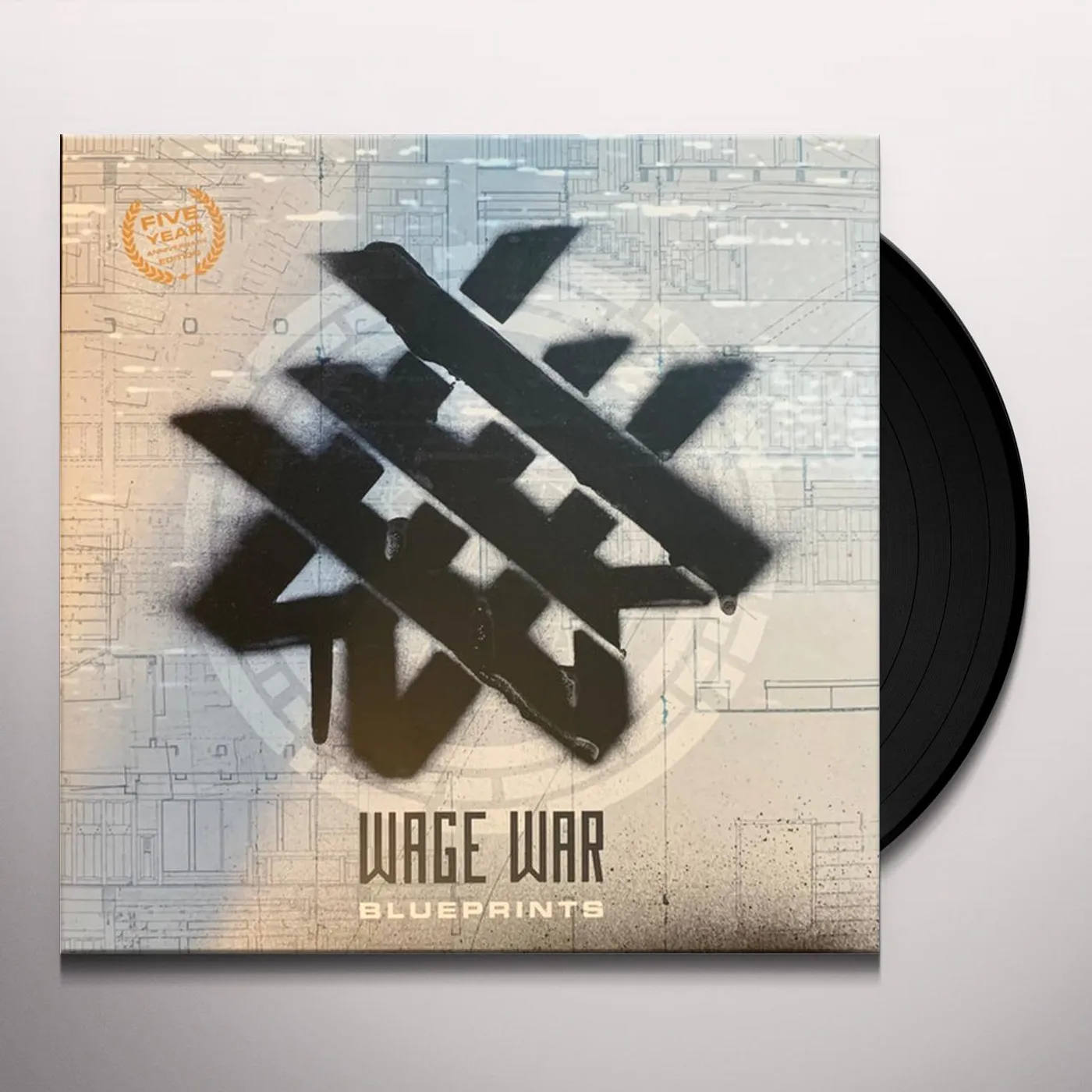 Wage War BLUEPRINTS (ANNIVERSARY EDITION/SEAFOAM MARBLE VINYL) Vinyl Record