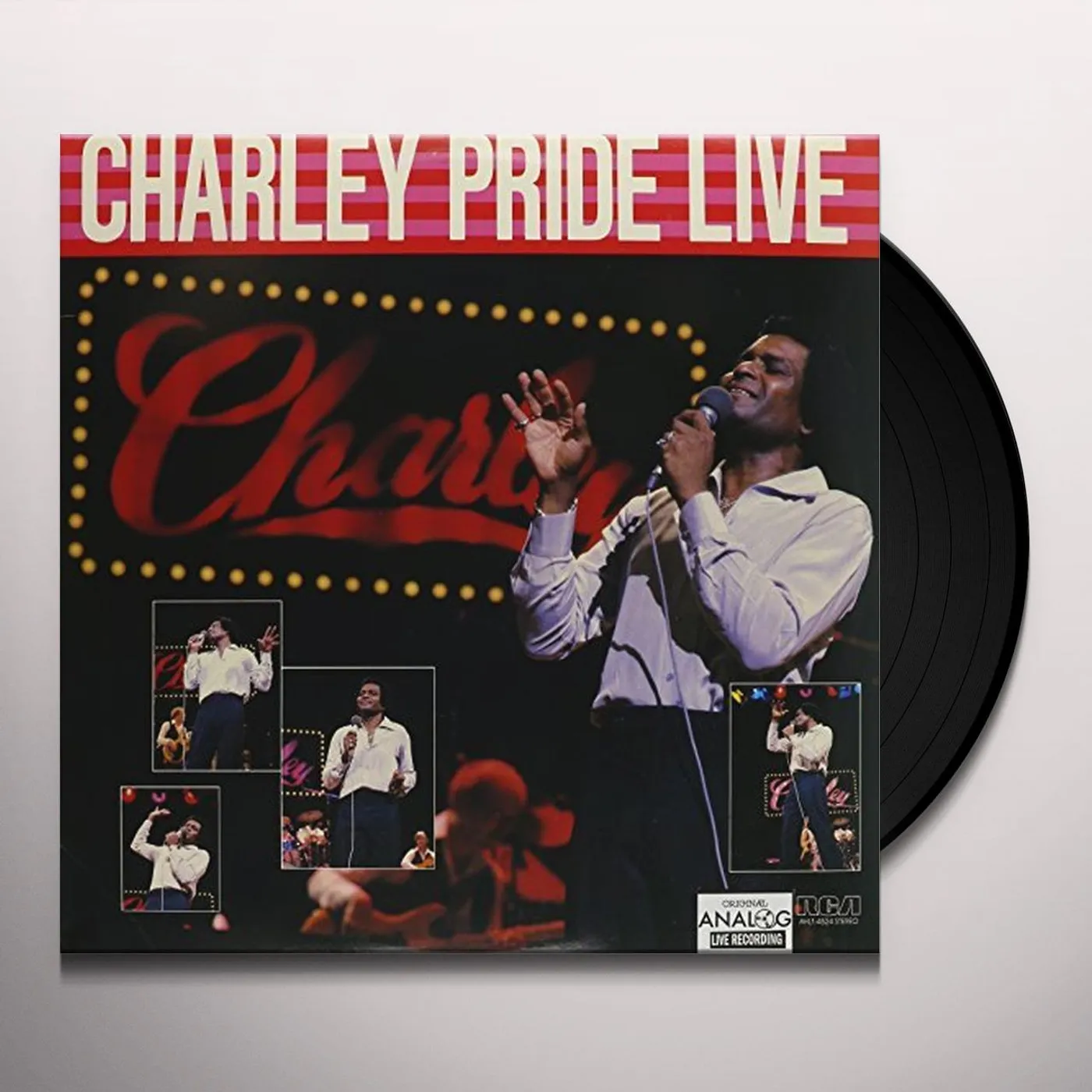 Charley Pride Live Vinyl Record