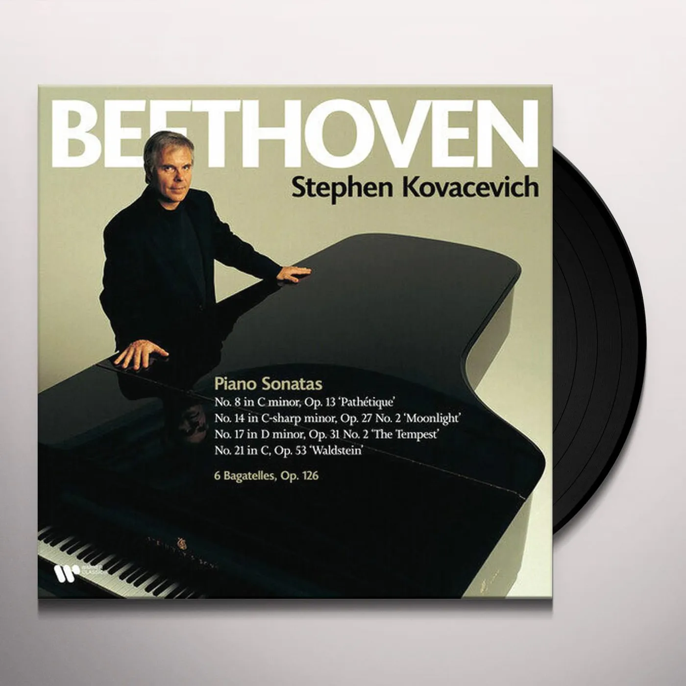 Stephen Kovacevich BEETHOVEN: PNO SONS NOS. 8 14 17 & 21 BAGATELLES Vinyl Record