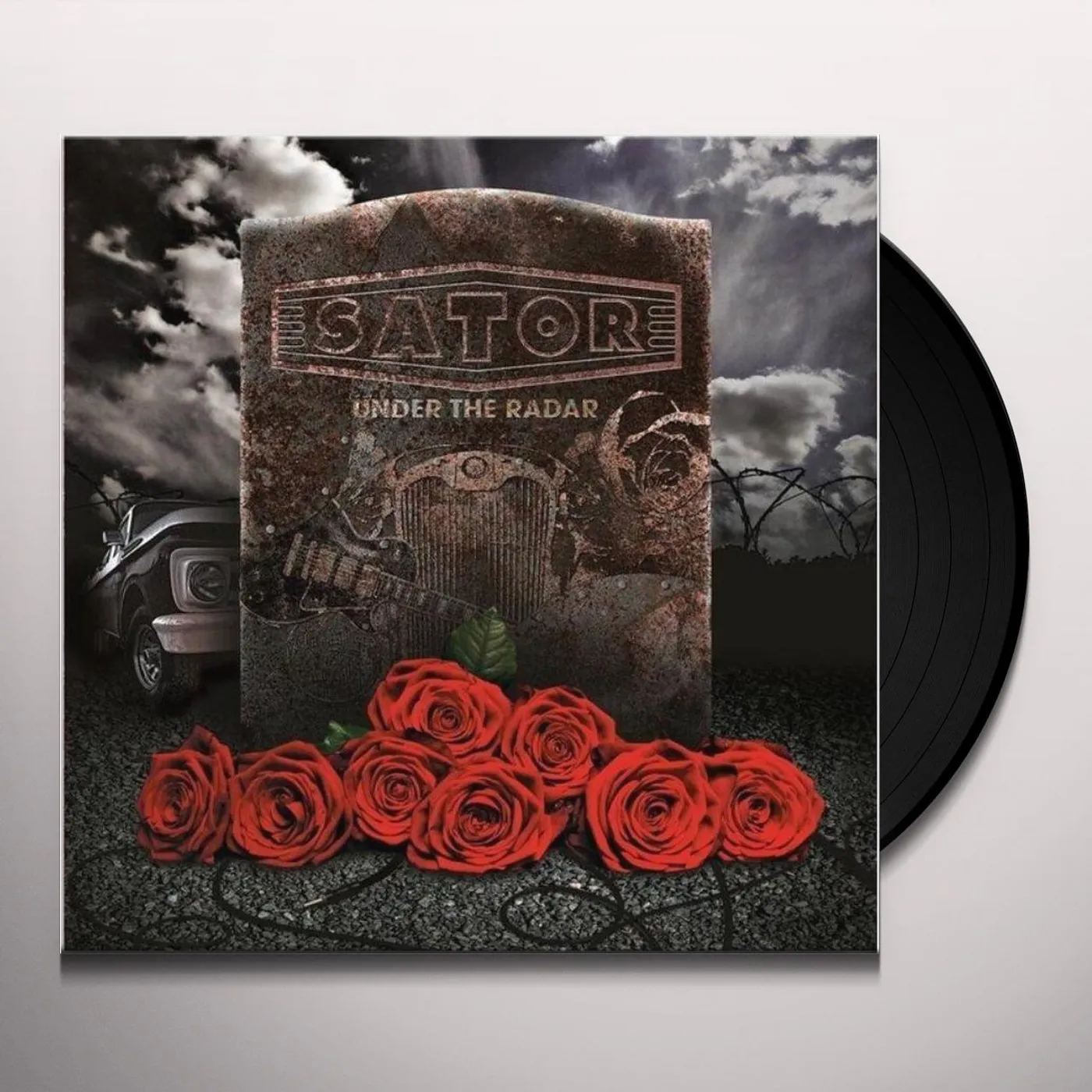 Sator UNDER THE RADAR (TRANSPARENT MARBLE GOLD/BLACK) Vinyl Record