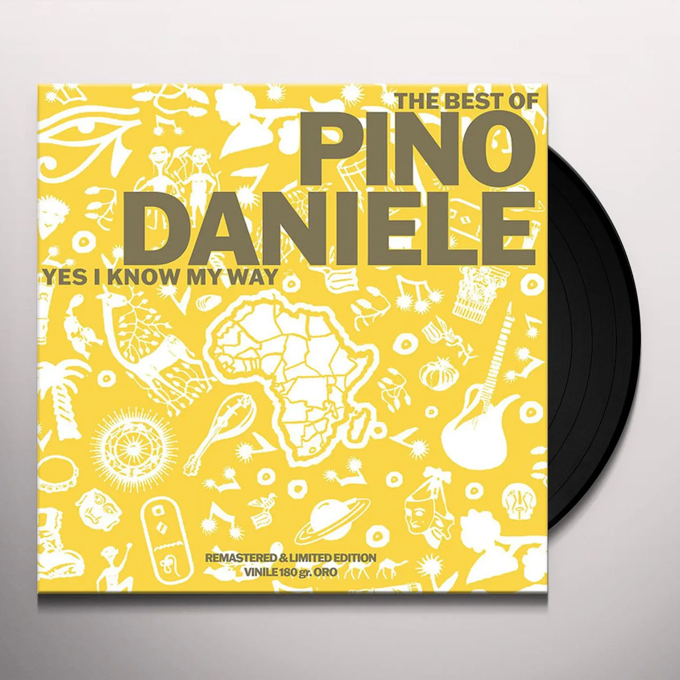Pino Daniele YES I KNOW MY WAY: BEST OF Vinyl Record