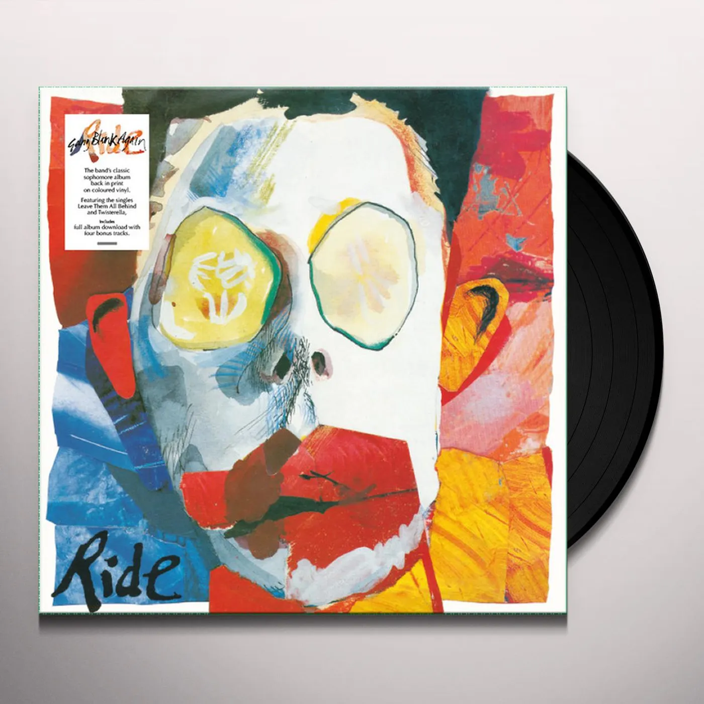 Ride GOING BLANK AGAIN (2LP/TRANSPARENT ORANGE VINYL) Vinyl Record