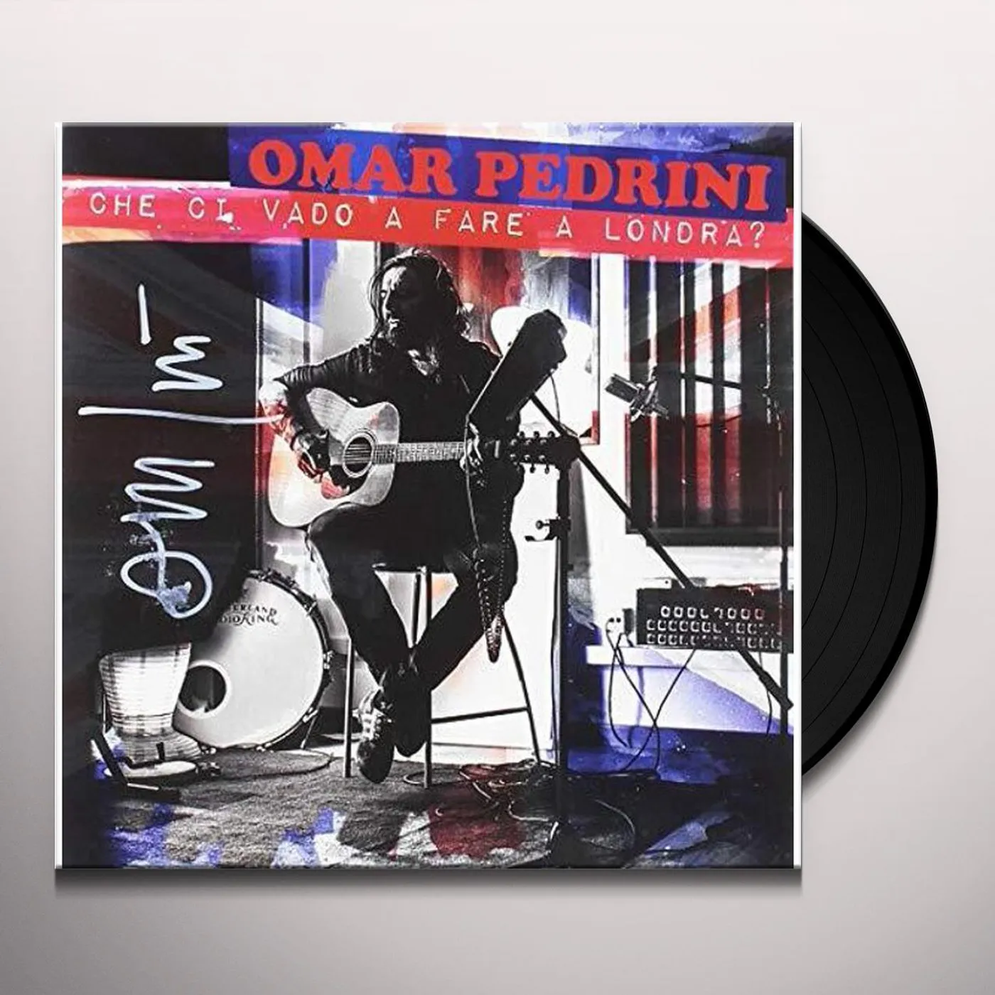 Omar Pedrini CHE CI VADO A FARE A LONDRA/ UNO STRACCIO D'ANIMA Vinyl Record