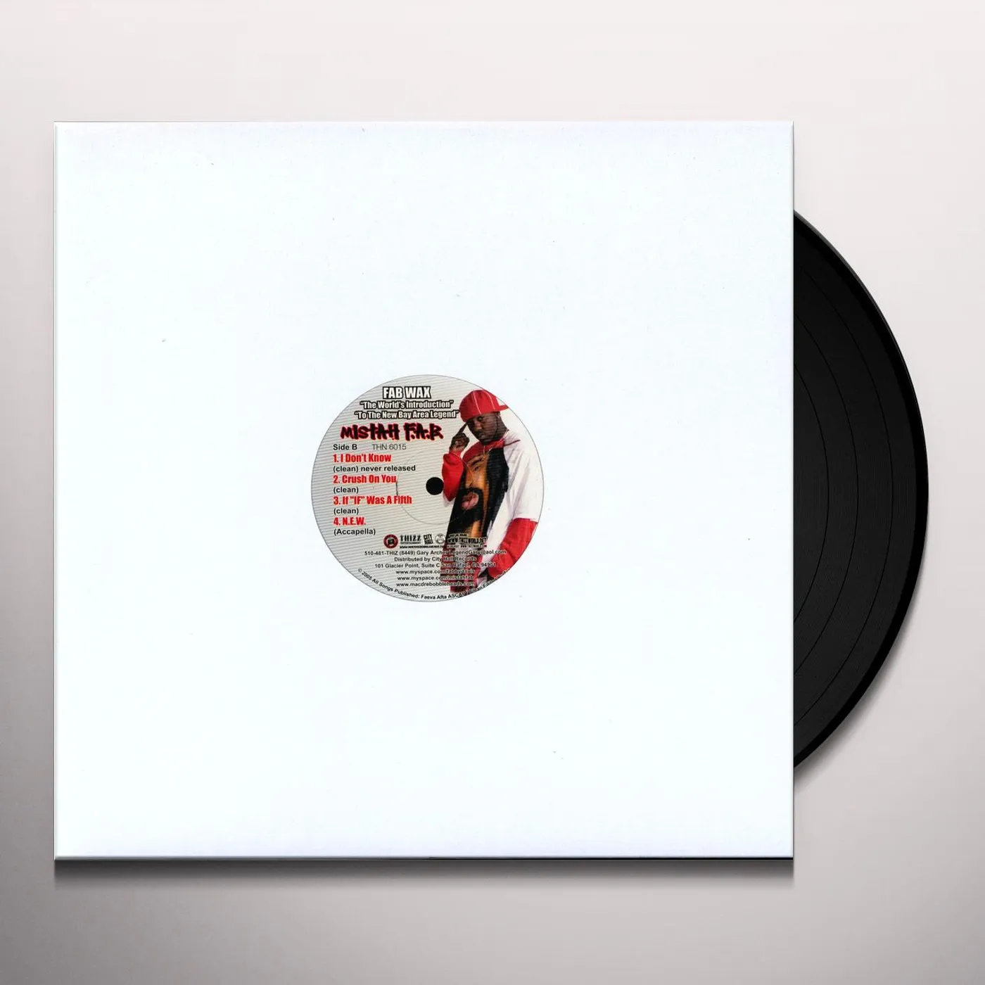 Mistah Fab SUPER SIC WIT IT & I DON'T KNOW Vinyl Record