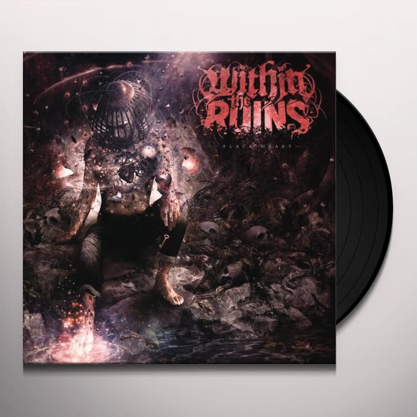 Within The Ruins Black Heart Vinyl Record