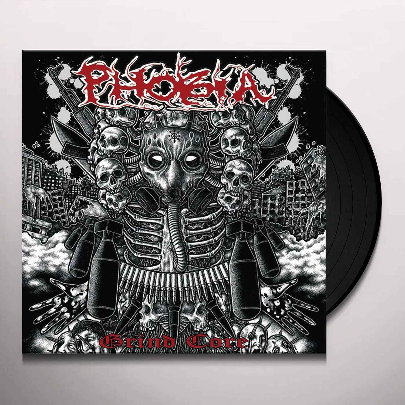 Phobia Grindcore Vinyl Record