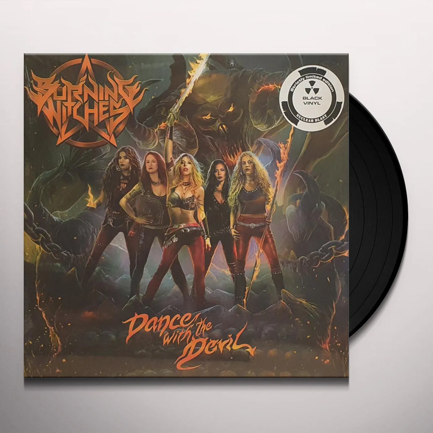 Burning Witches DANCE WITH THE DEVIL (BLACK VINYL) Vinyl Record