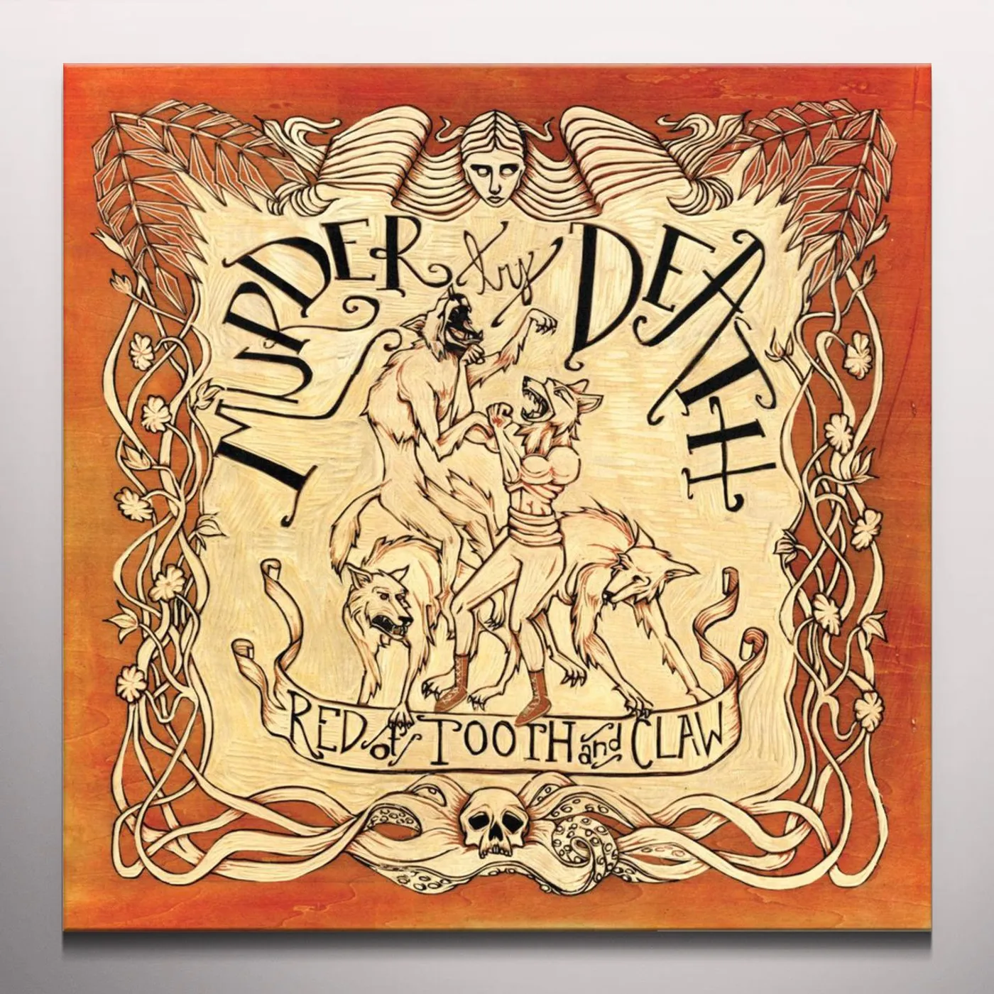 Murder By Death RED OF TOOTH AND CLAW - Deluxe 200 Gram 7'' Colored Vinyl Record