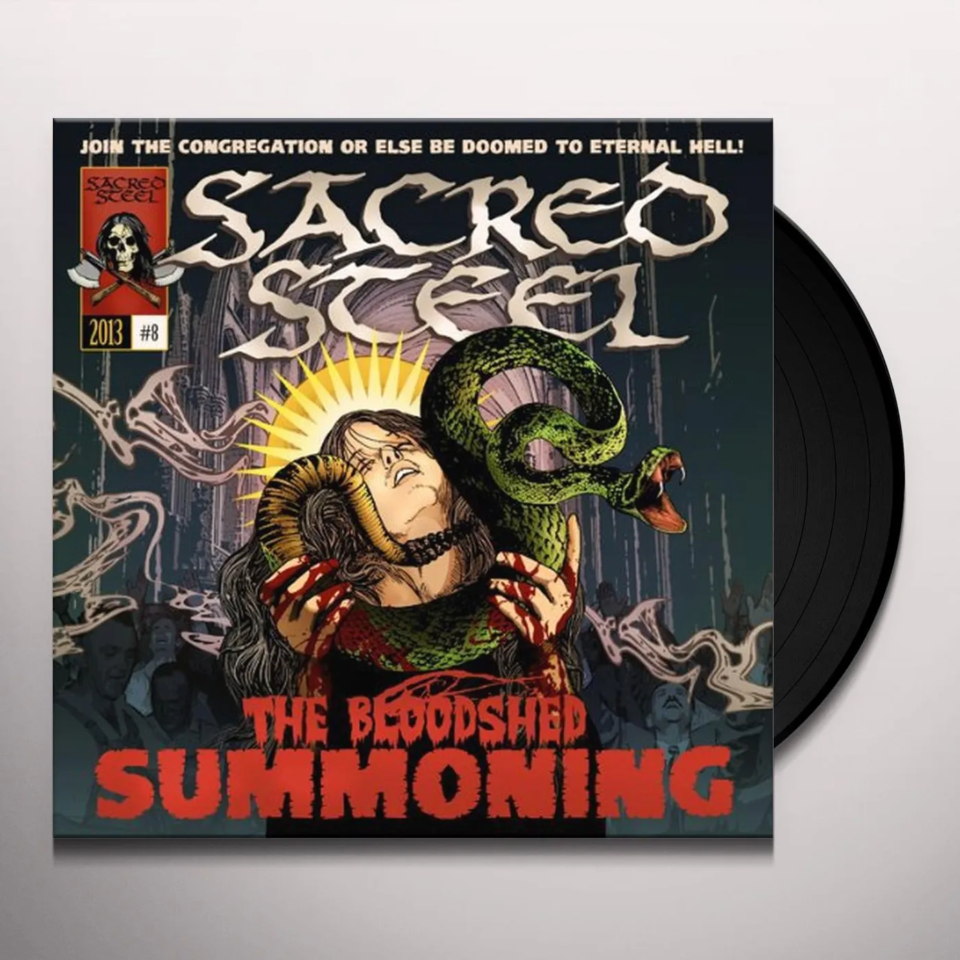 Sacred Steel BLOODSHED SUMMONING Vinyl Record
