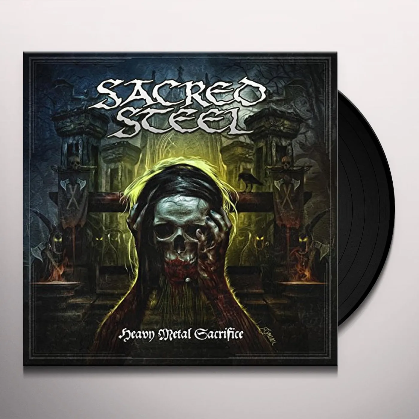 Sacred Steel Heavy Metal Sacrifice Vinyl Record