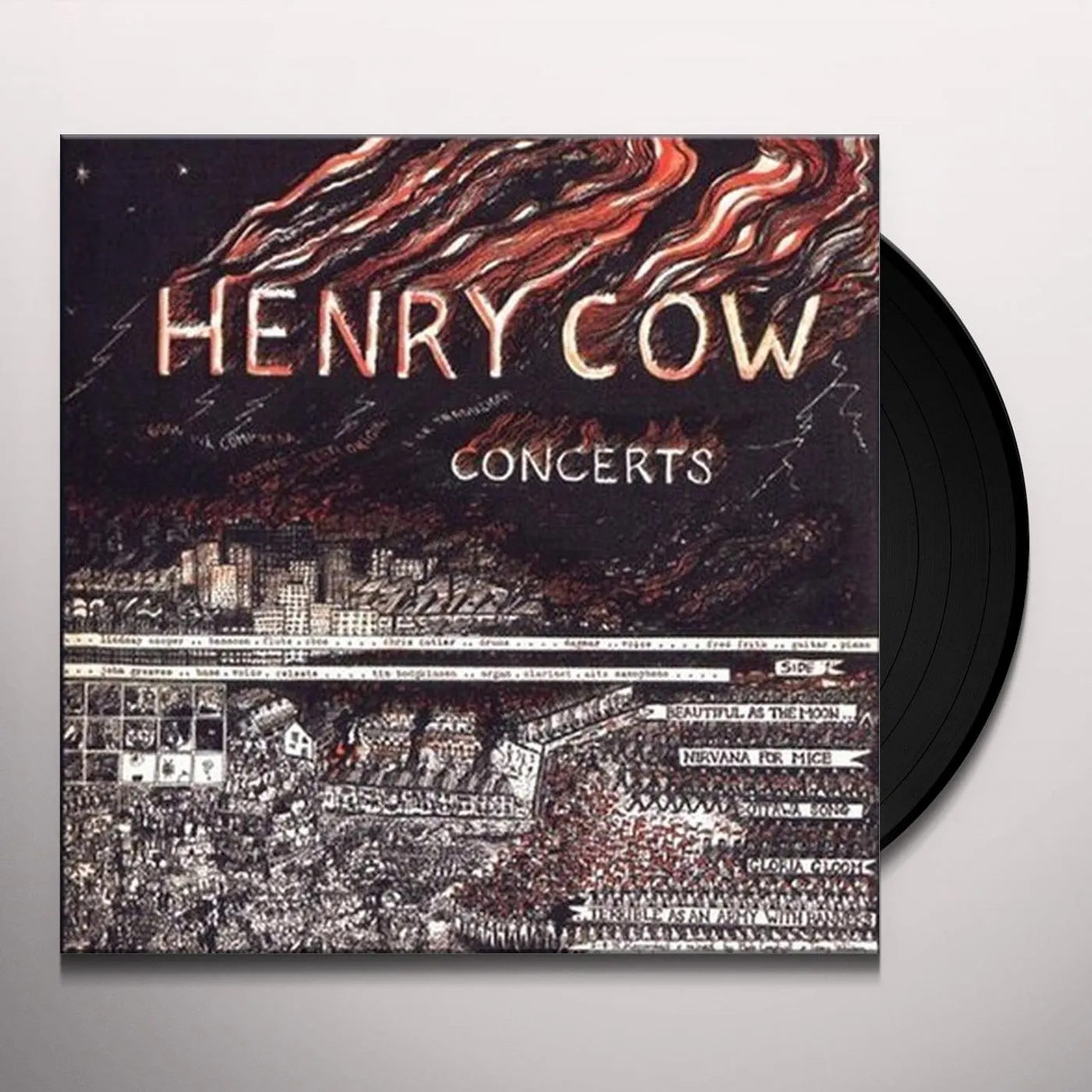 Henry Cow CONCERTS Vinyl Record