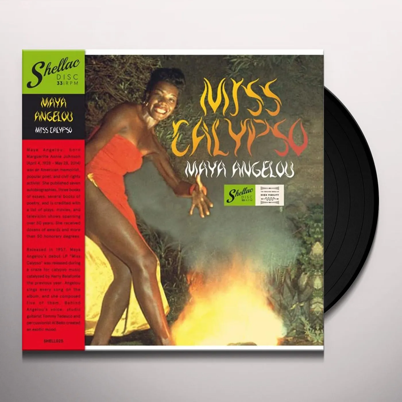 Maya Angelou MISS CALYPSO Vinyl Record