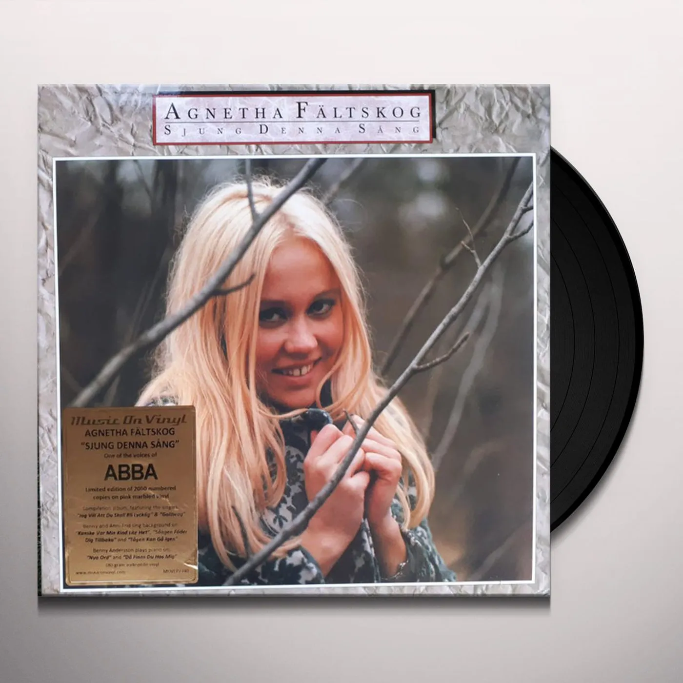 Agnetha Fältskog SJUNG DENNA SANG Vinyl Record